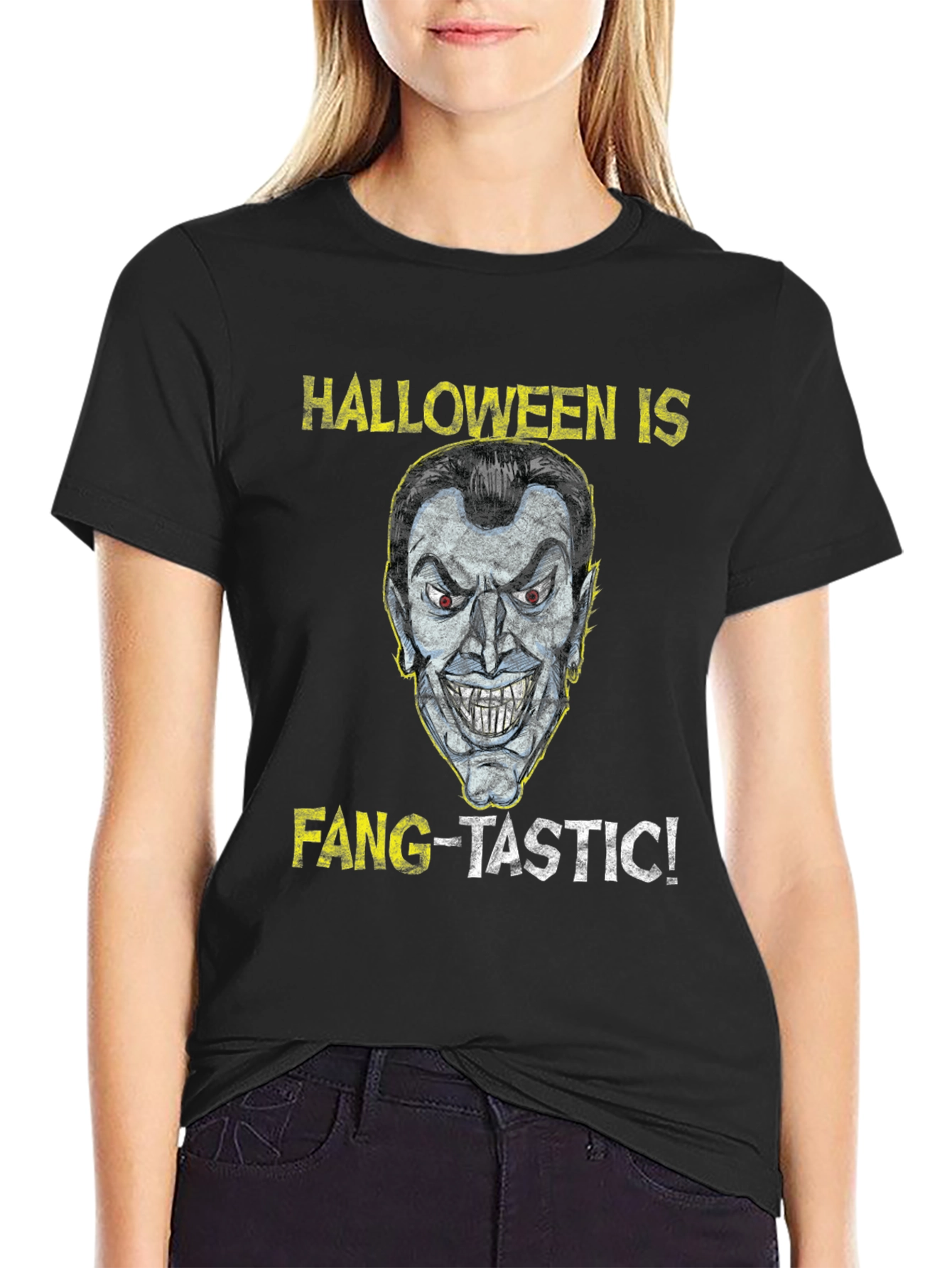 Halloween Fang-Tastic Graphic T-Shirt