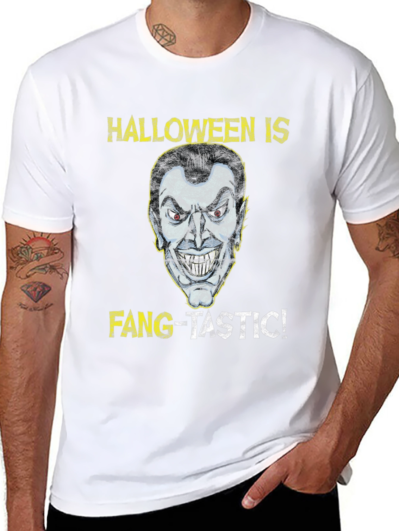 Halloween Fang-Tastic Graphic T-Shirt
