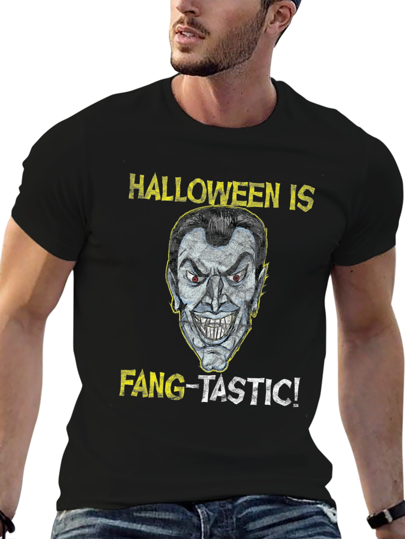 Halloween Fang-Tastic Graphic T-Shirt