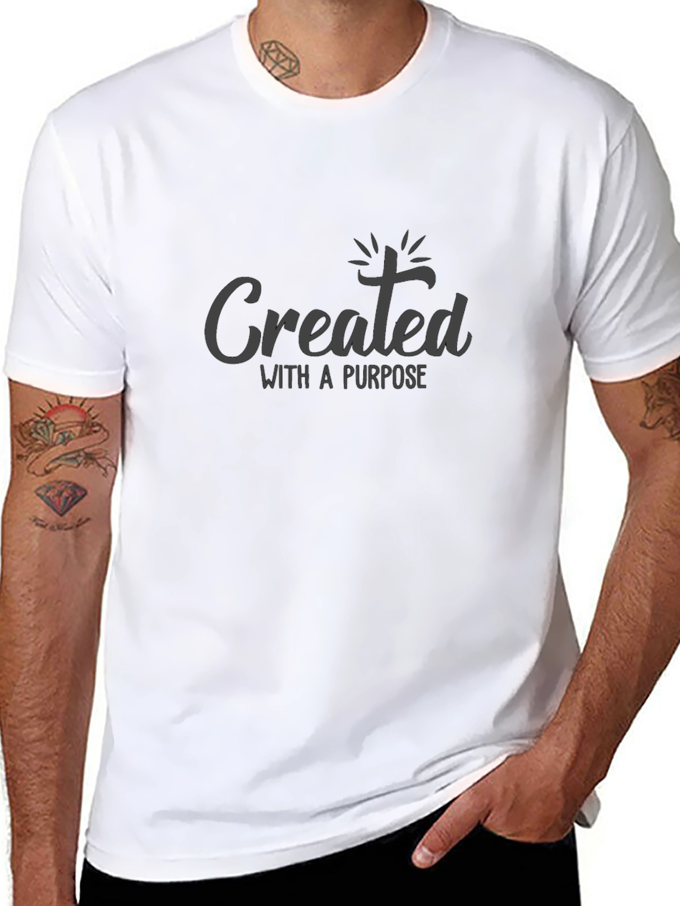 Created with a Purpose Graphic T-Shirt