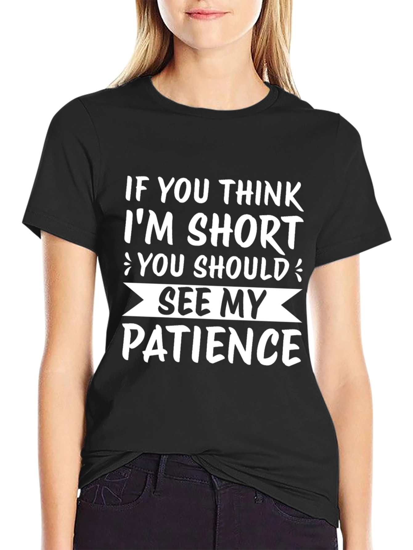Funny Short Patience Graphic T-Shirt