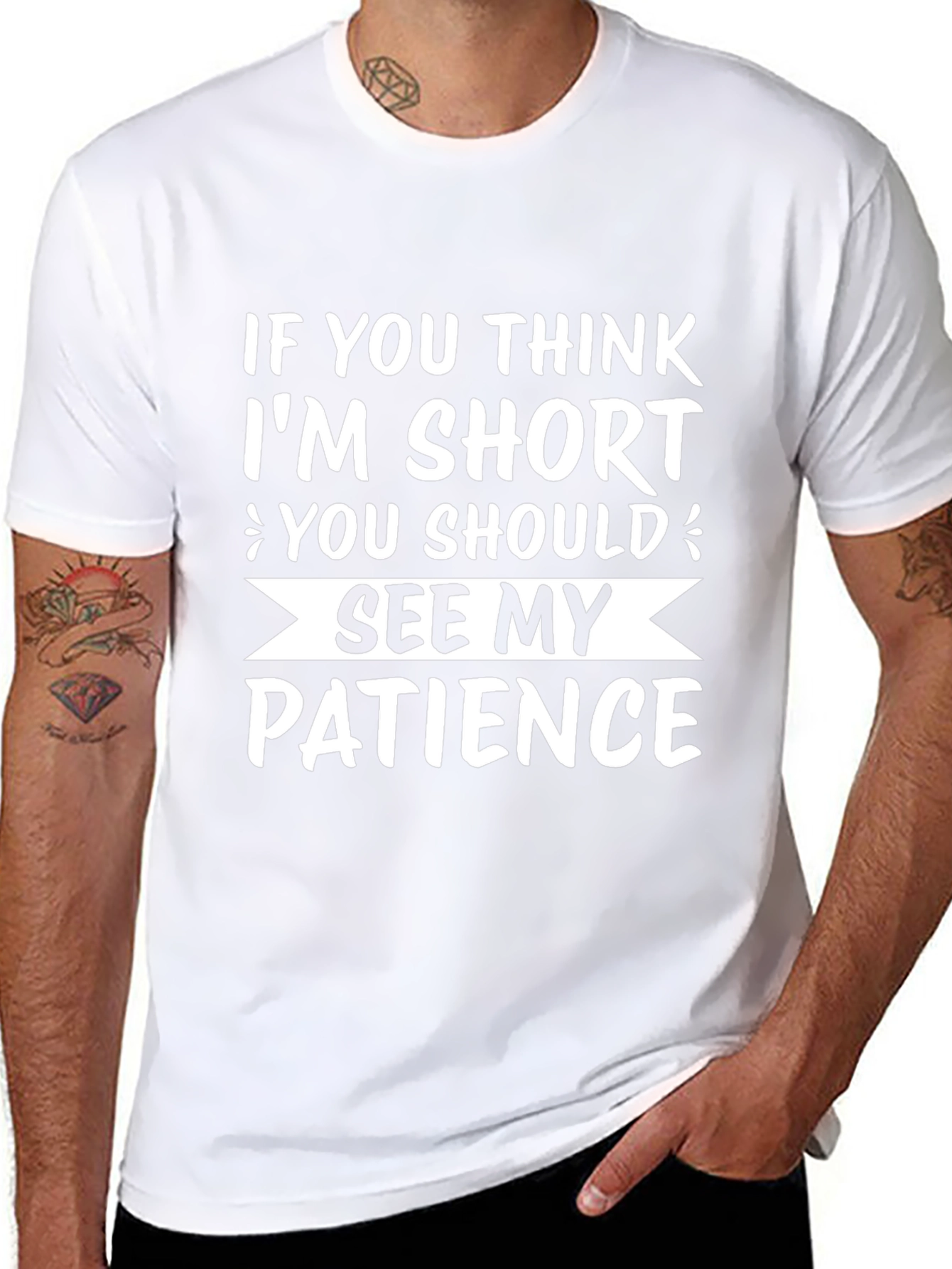 Funny Short Patience Graphic T-Shirt