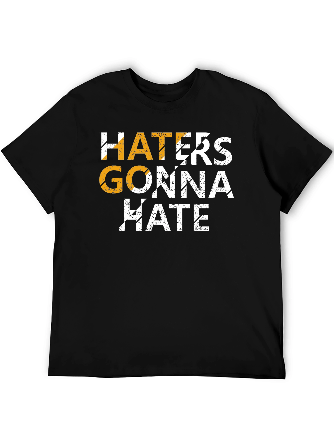 Haters Gonna Hate Graphic Tee - Black