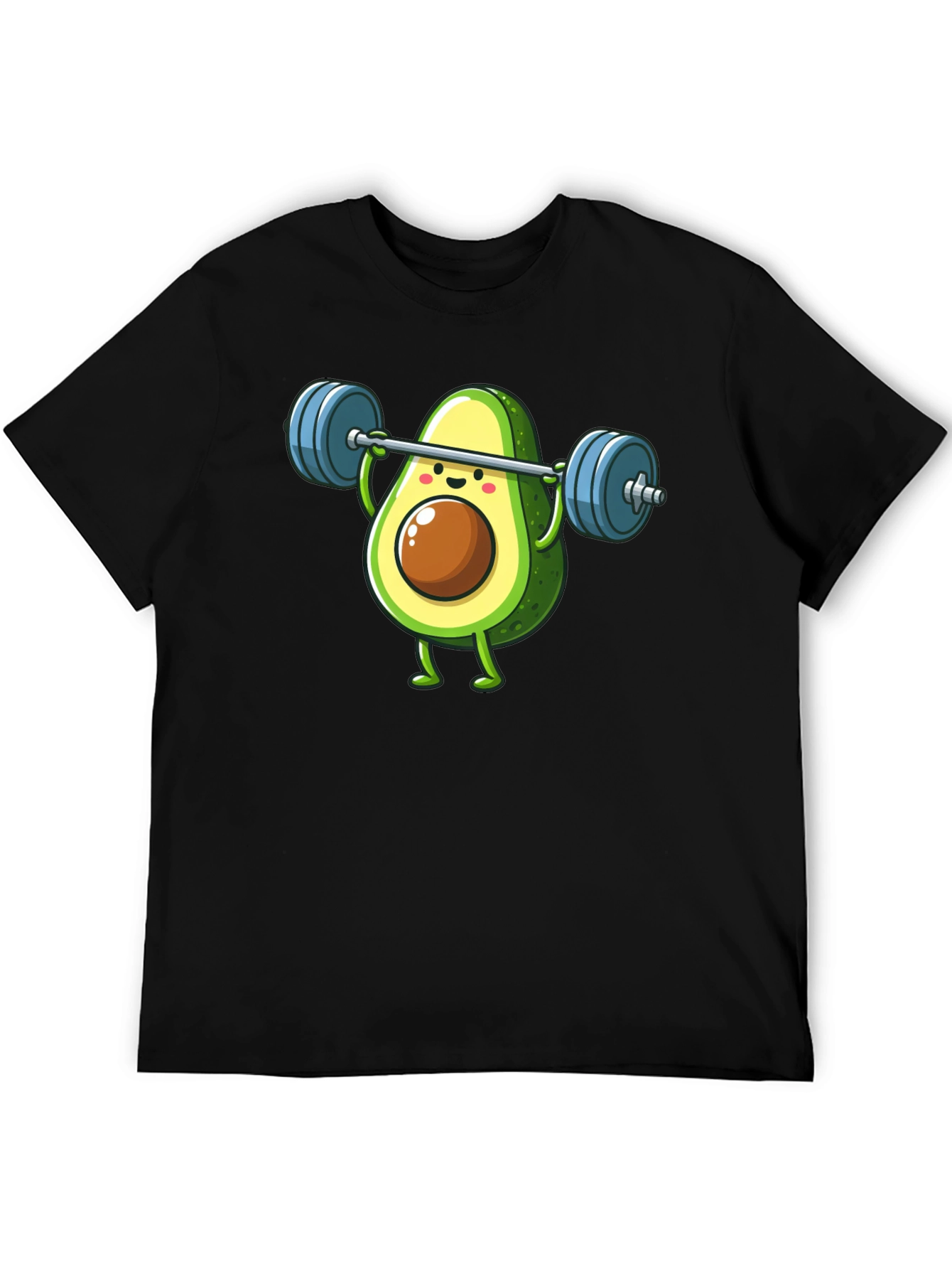 Avocado Lifting Barbell Funny Workout T-Shirt