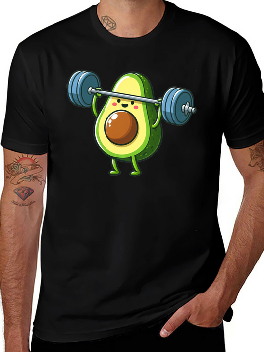 Avocado Lifting Barbell Funny Workout T-Shirt