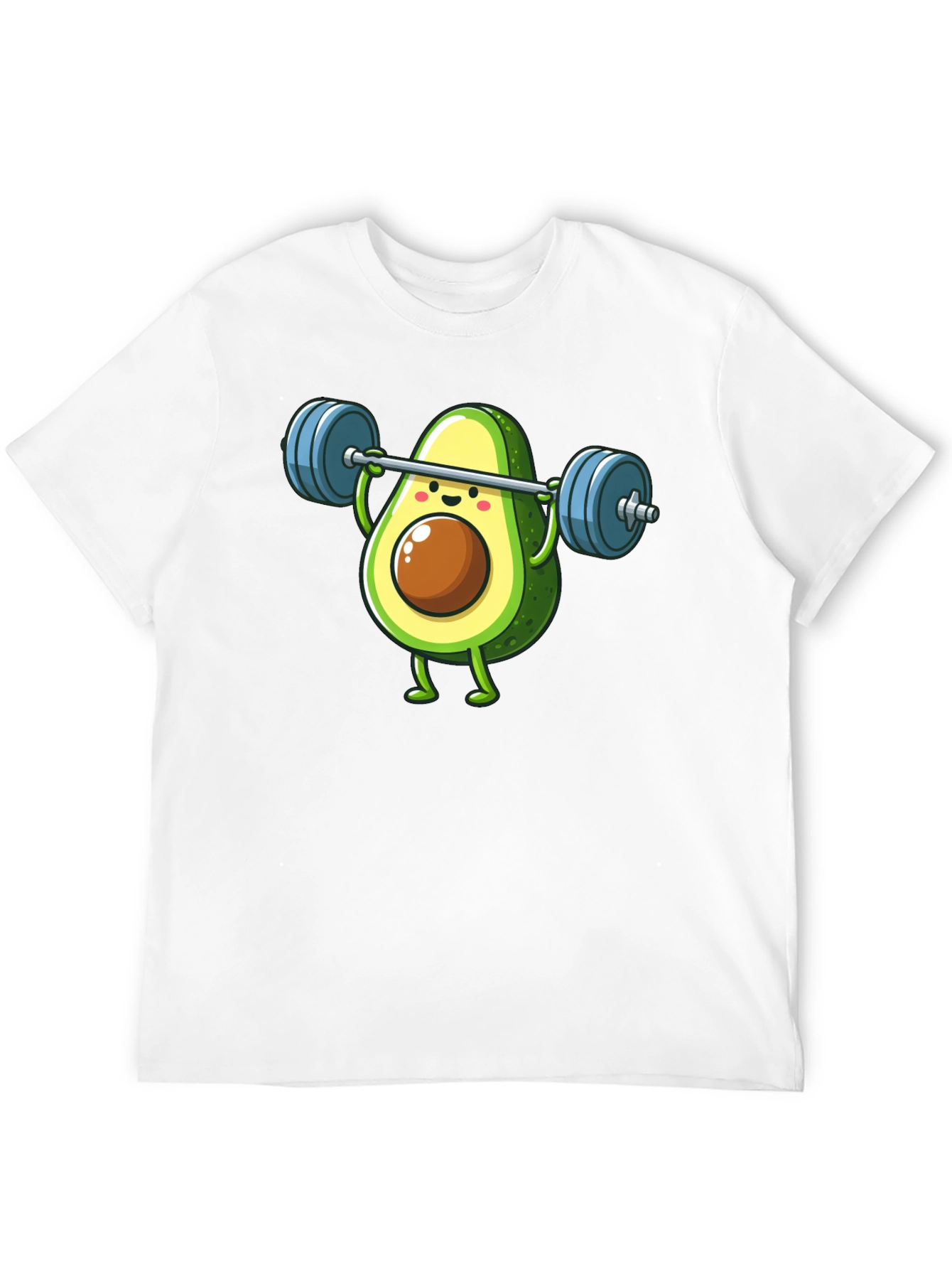 Avocado Lifting Barbell Funny Workout T-Shirt