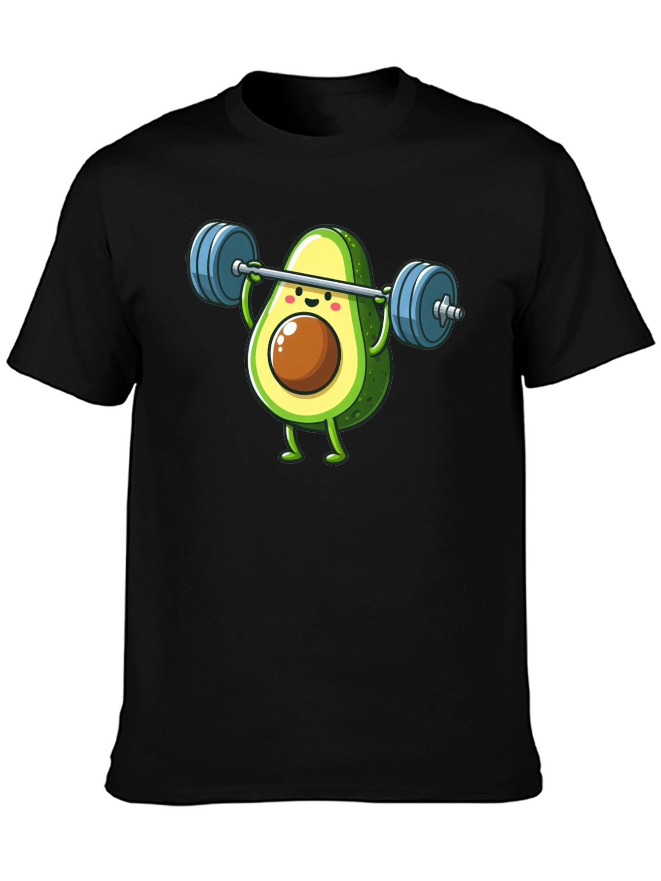 Avocado Lifting Barbell Funny Workout T-Shirt
