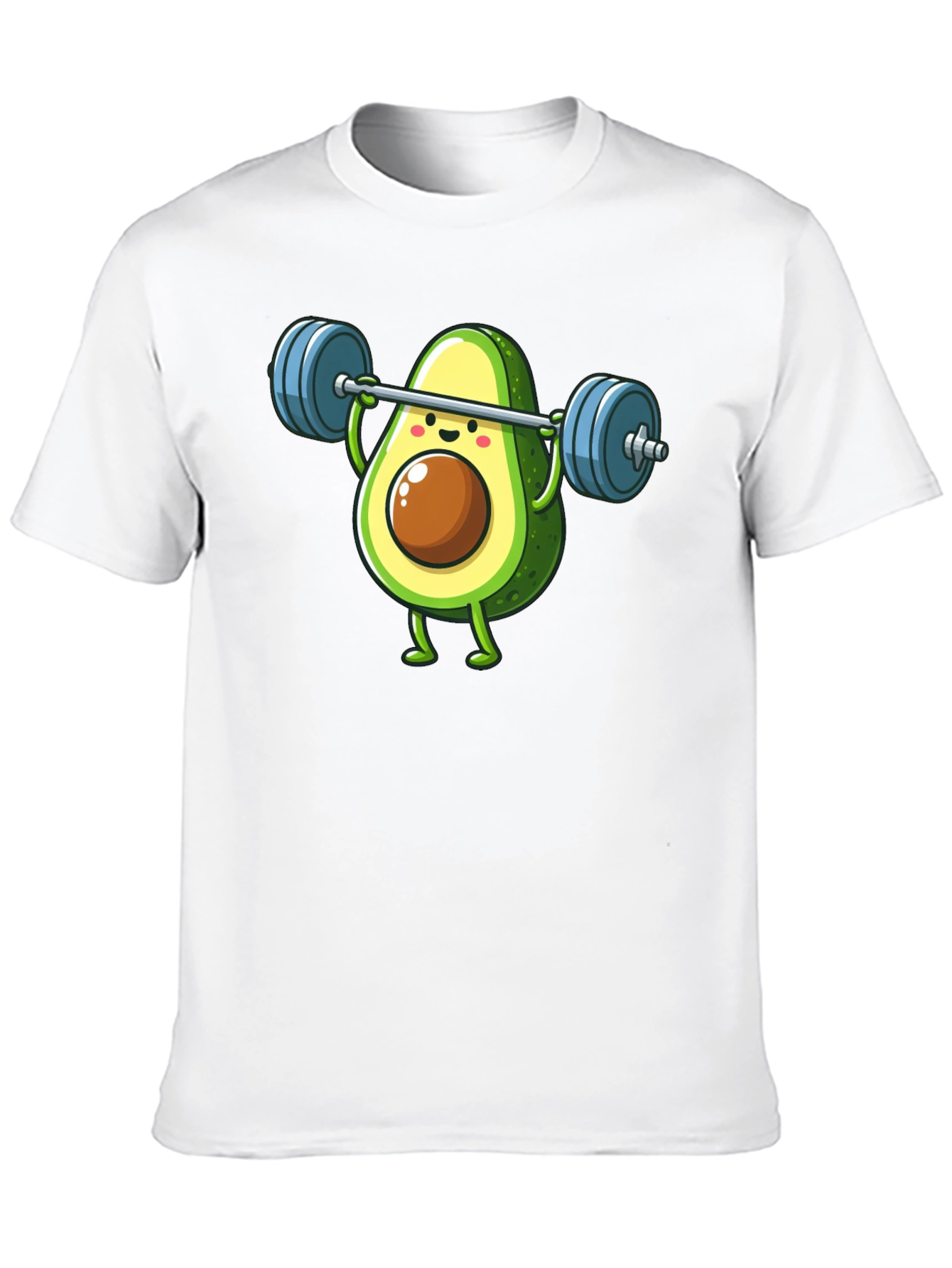 Avocado Lifting Barbell Funny Workout T-Shirt