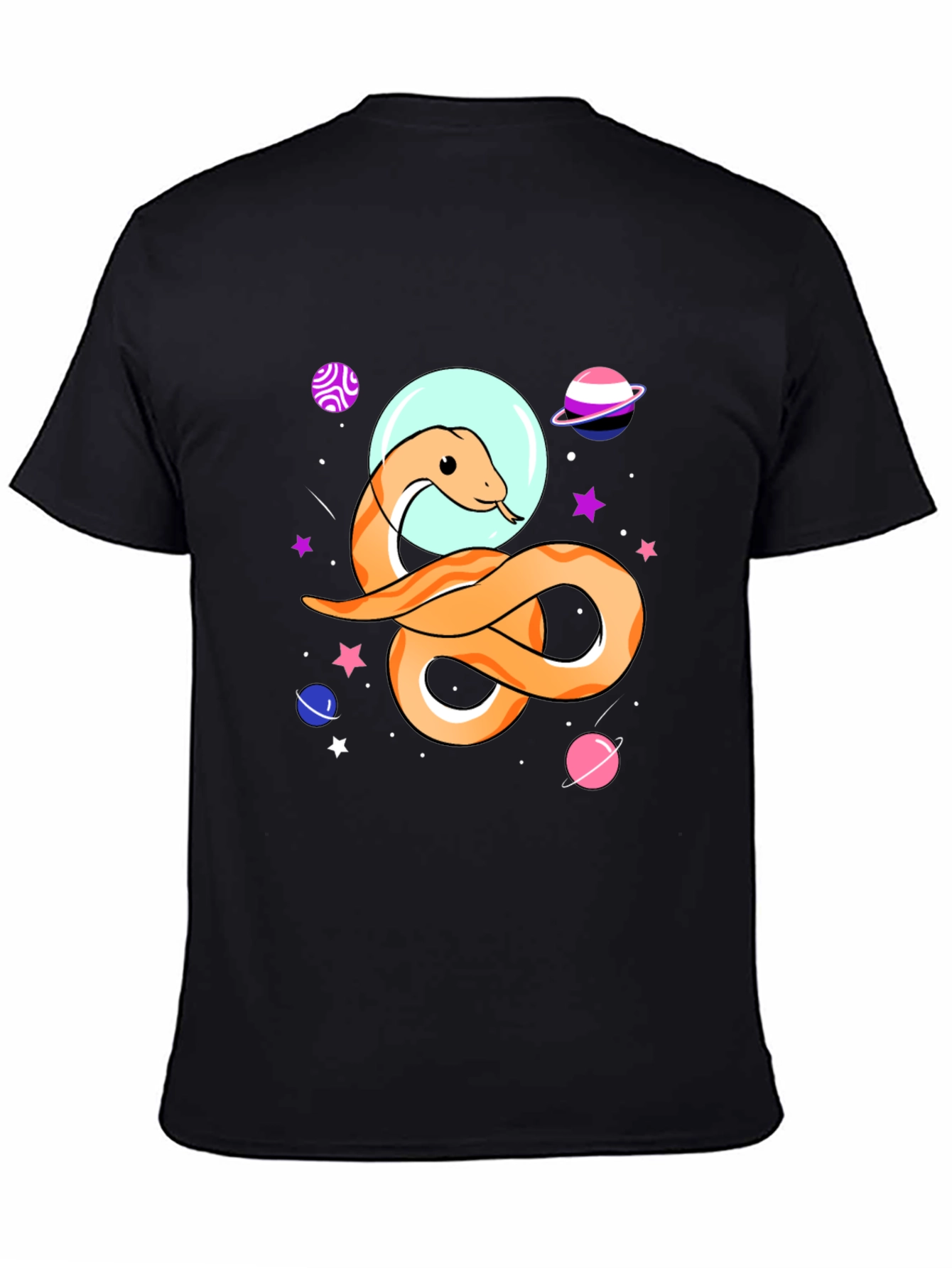 Space Snake Graphic T-Shirt