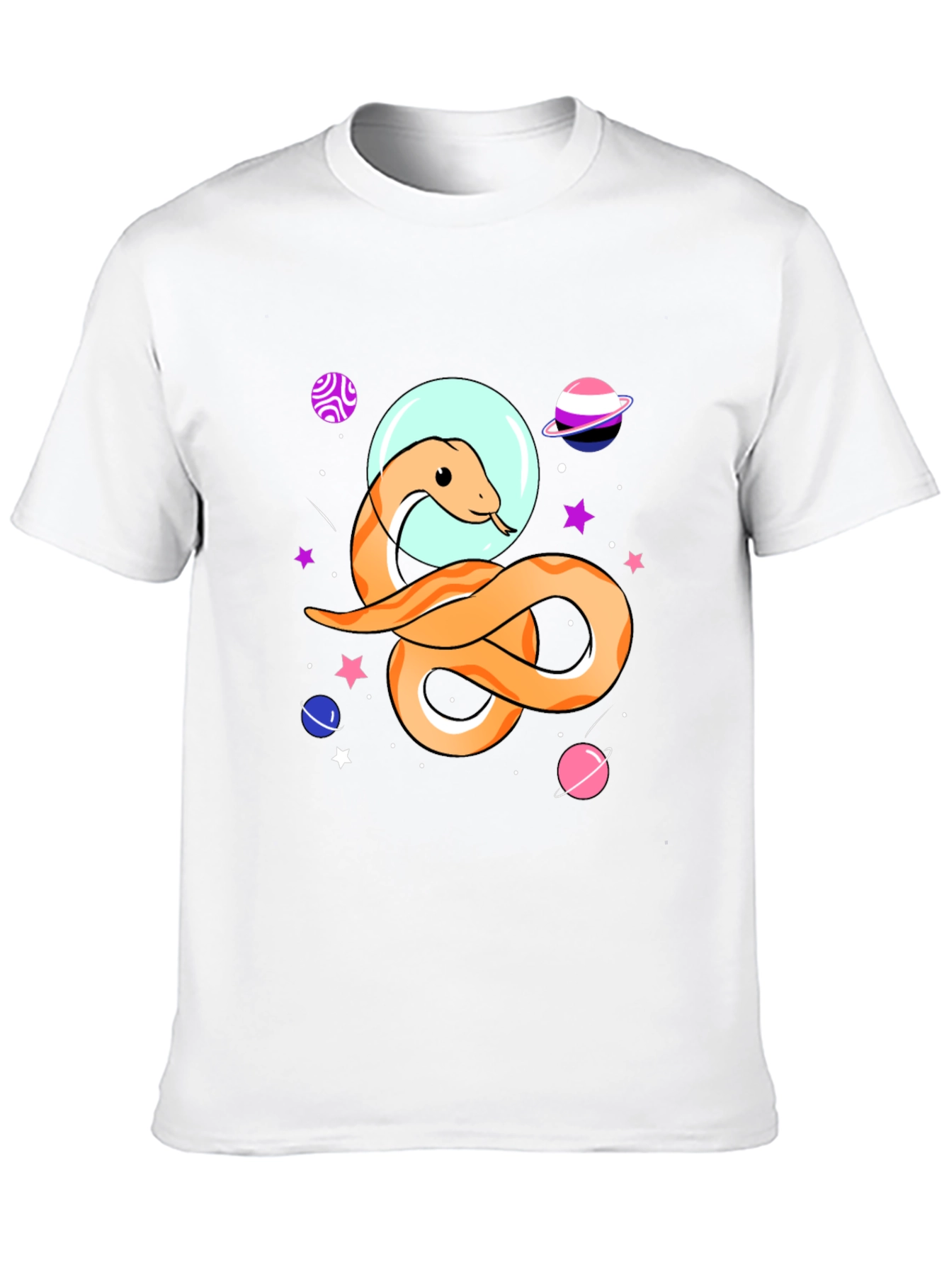 Space Snake Graphic T-Shirt