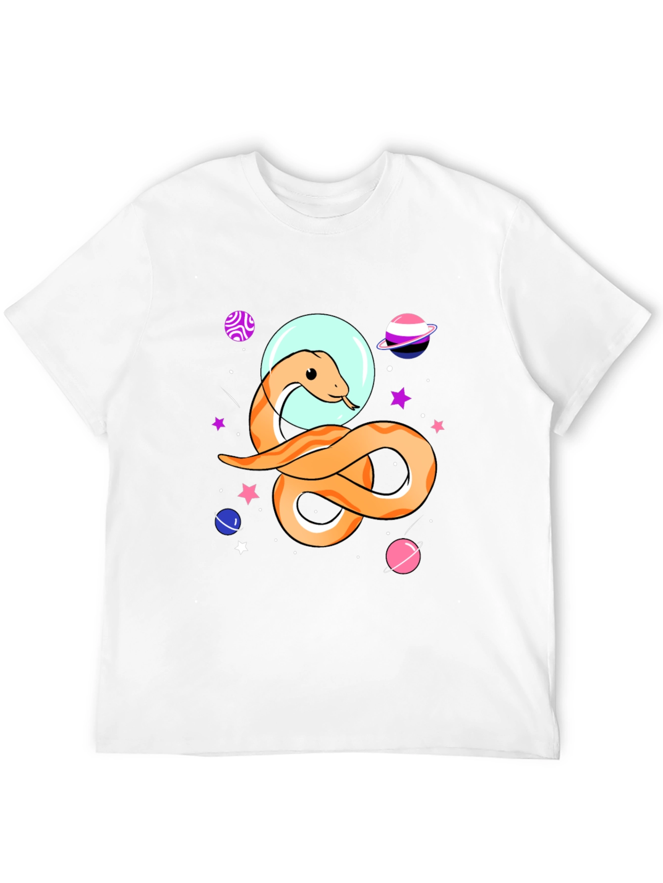 Space Snake Graphic T-Shirt