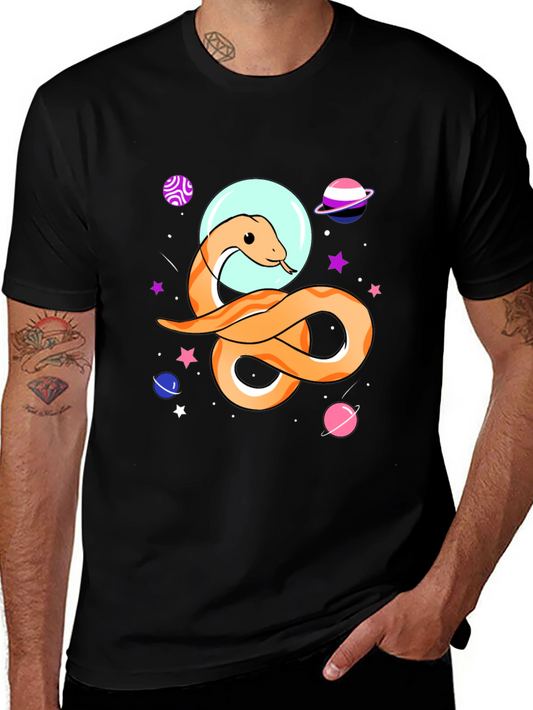 Space Snake Graphic T-Shirt