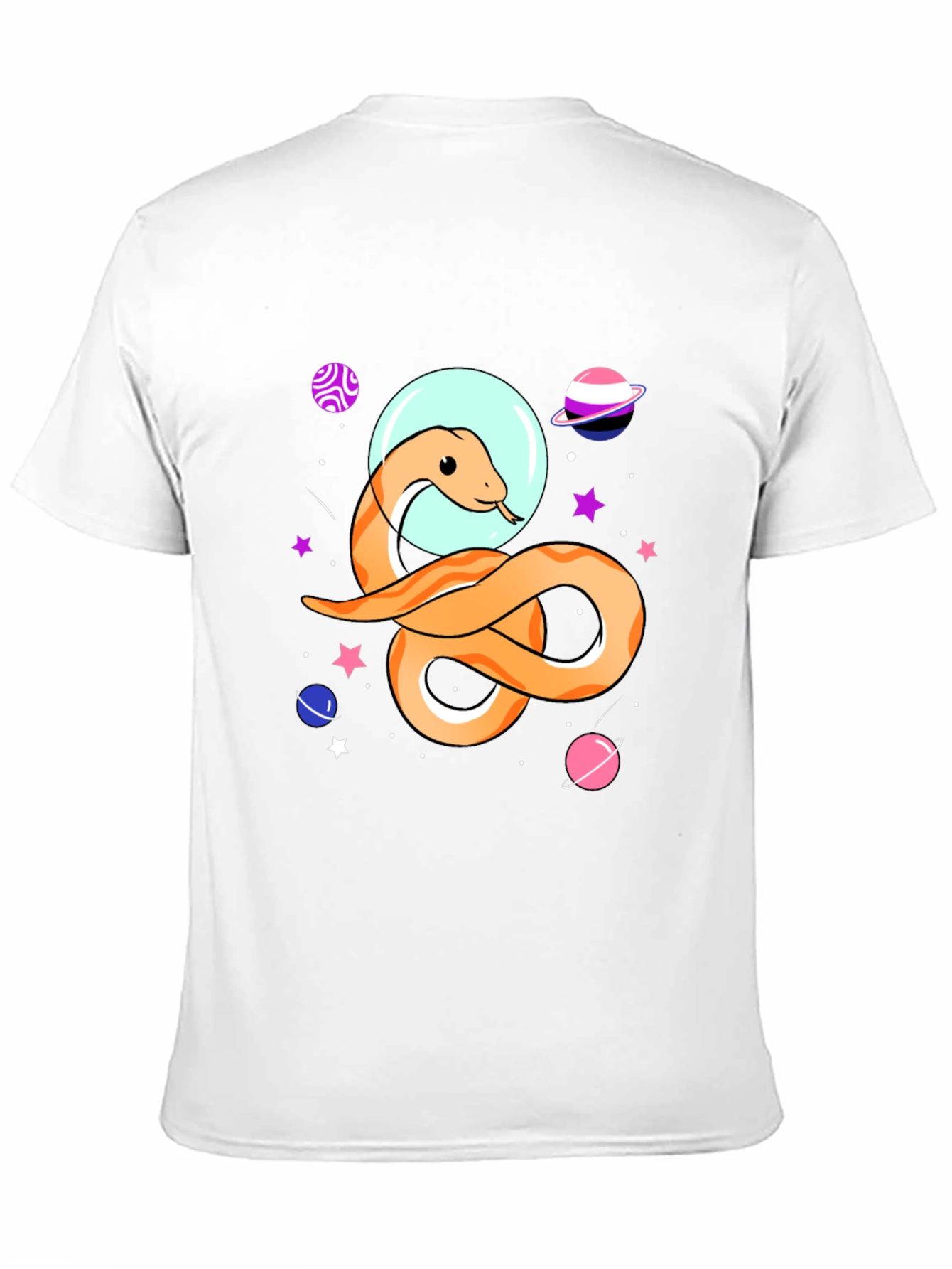 Space Snake Graphic T-Shirt