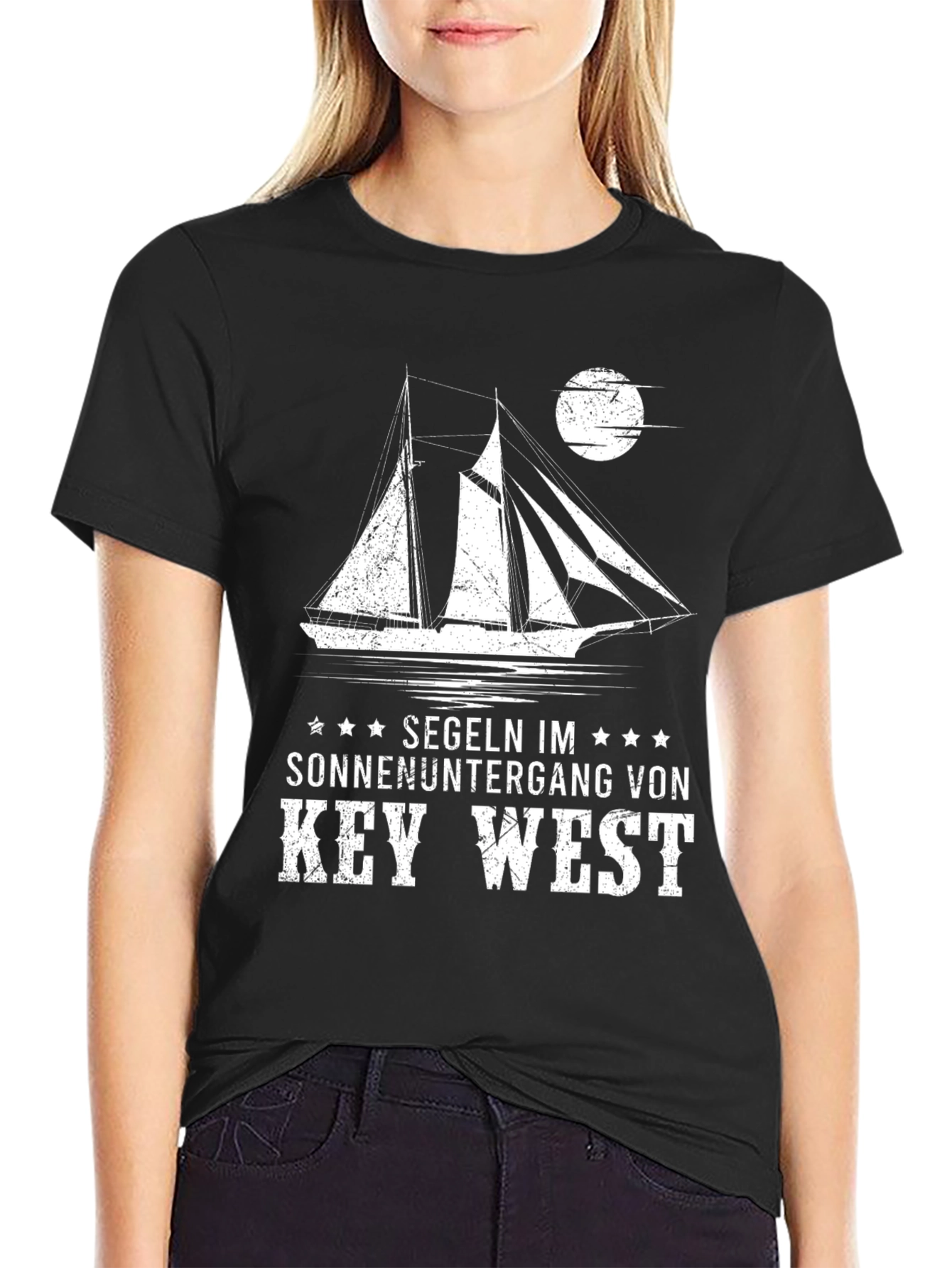 Key West Sunset Sailing T-Shirt
