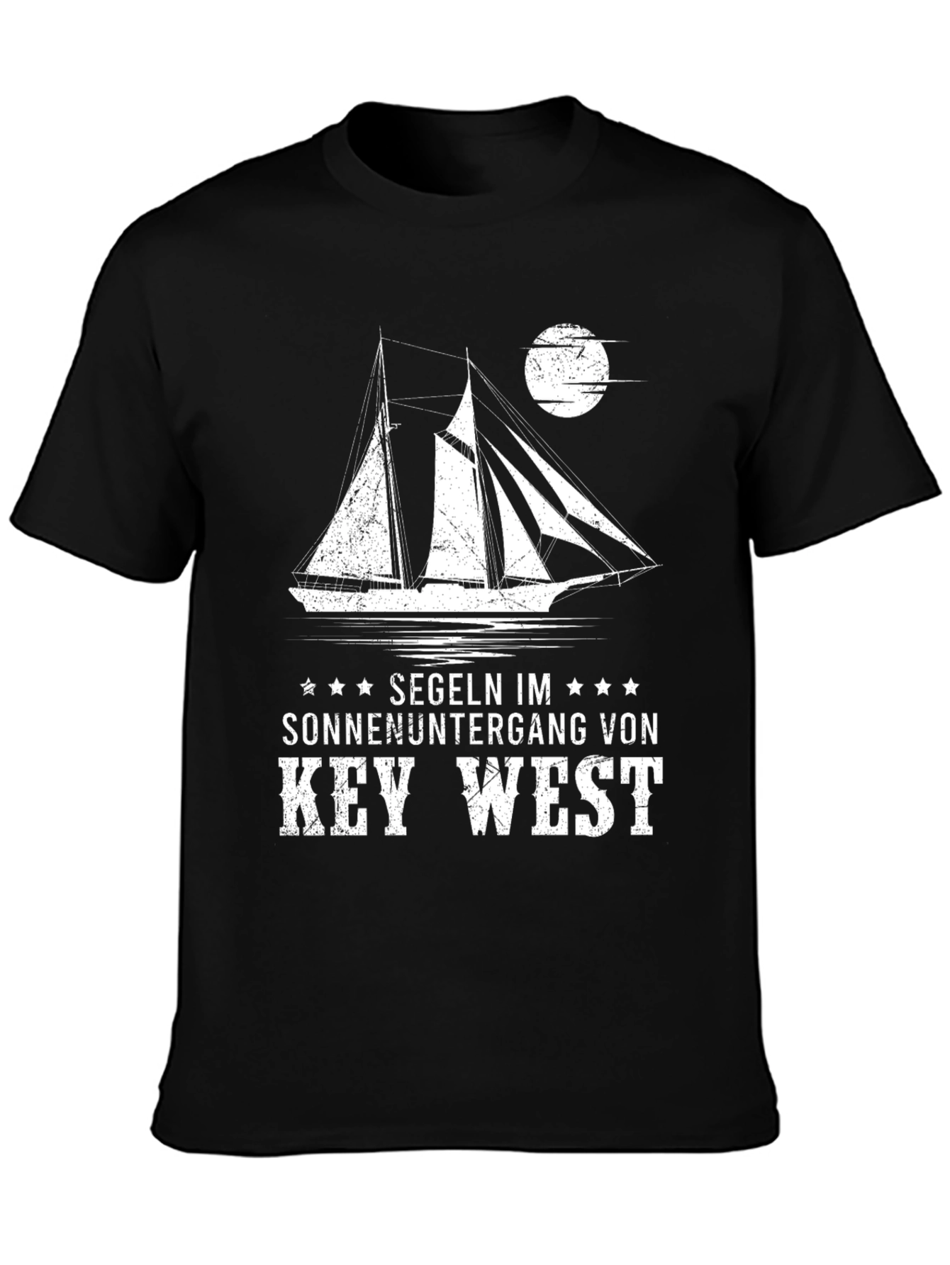 Key West Sunset Sailing T-Shirt