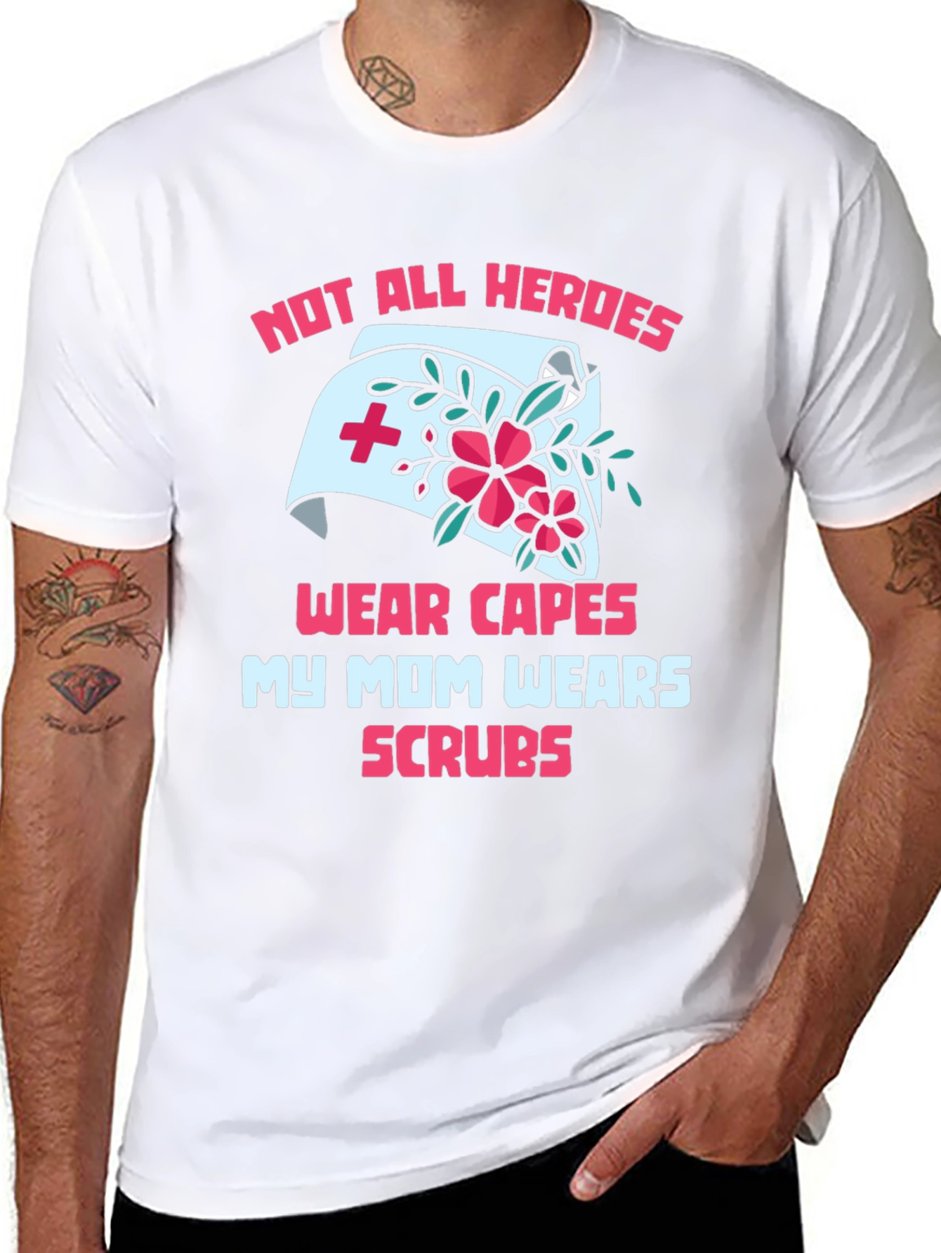 Nurse Mom T-Shirt - Hero Scrubs Tee