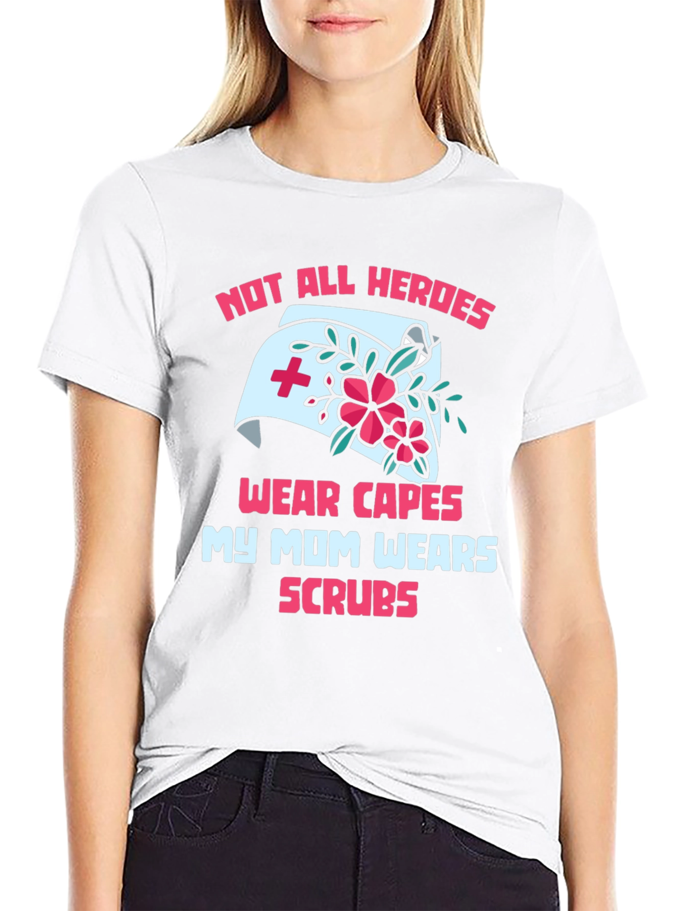 Nurse Mom T-Shirt - Hero Scrubs Tee