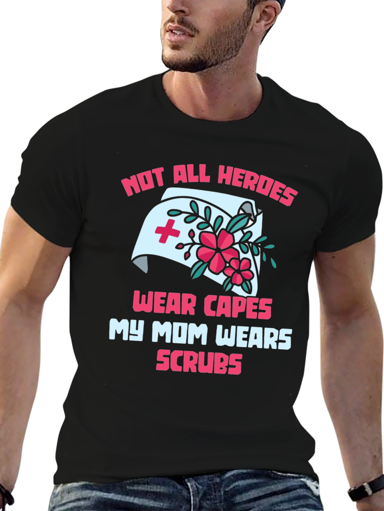 Nurse Mom T-Shirt - Hero Scrubs Tee