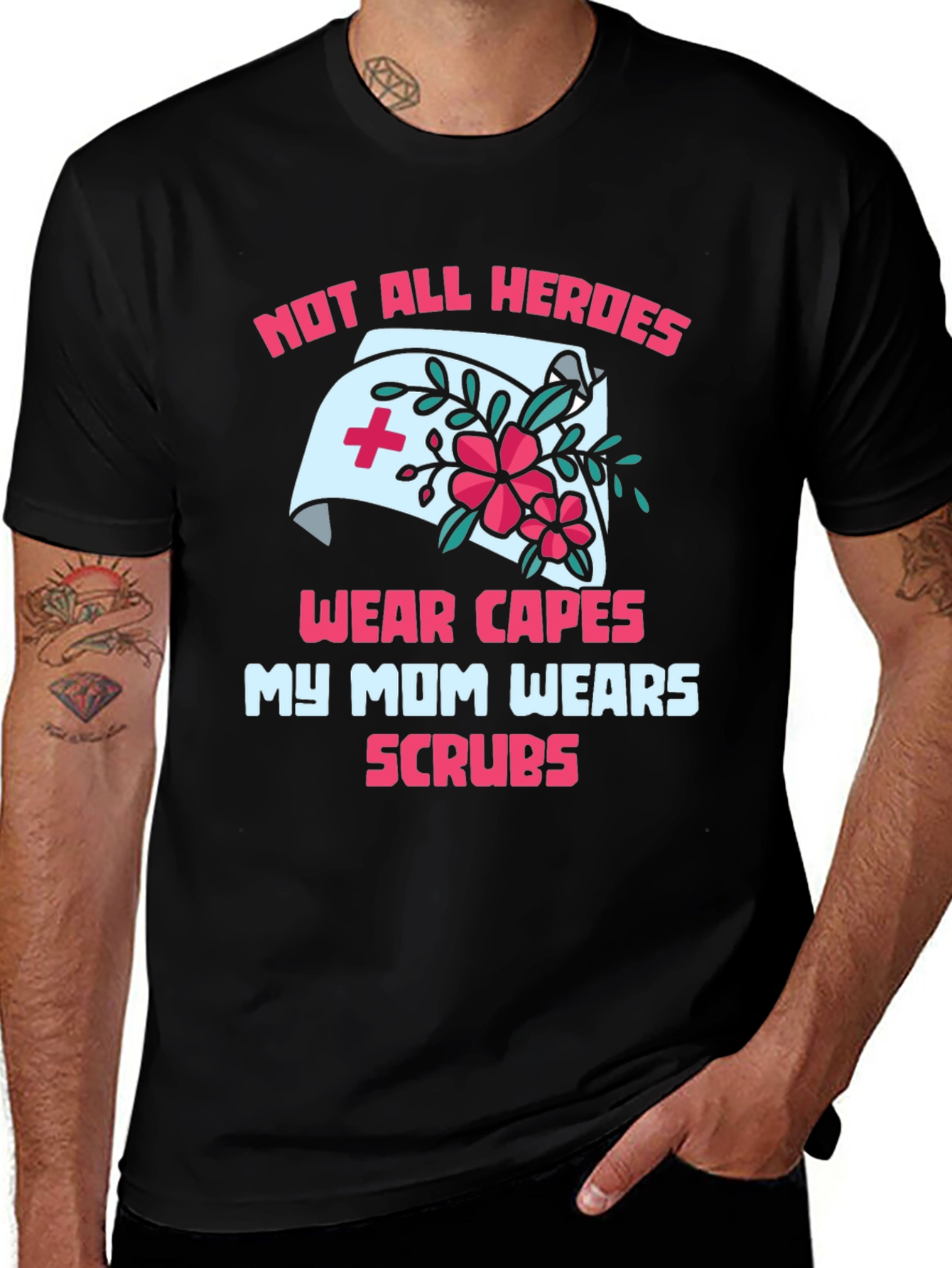 Nurse Mom T-Shirt - Hero Scrubs Tee