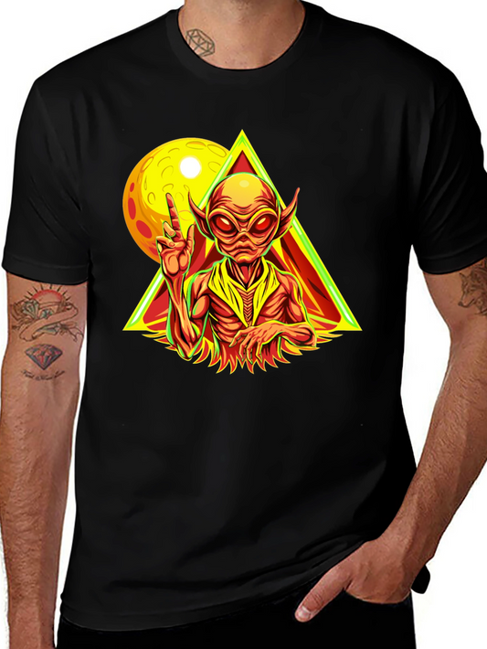 Alien Peace Sign T-Shirt - Out of This World Style
