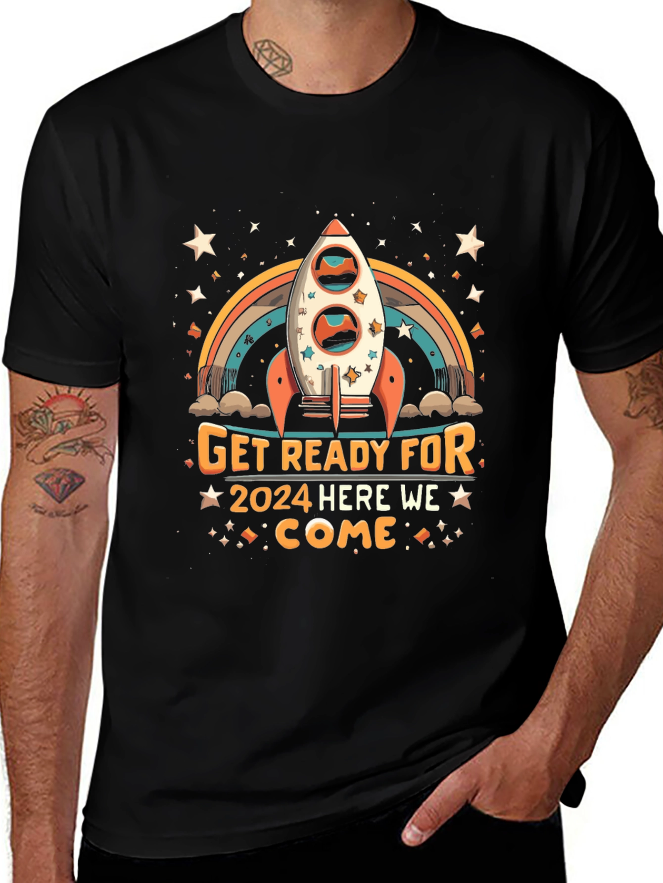 Get Ready for 2024 Rocket T-Shirt