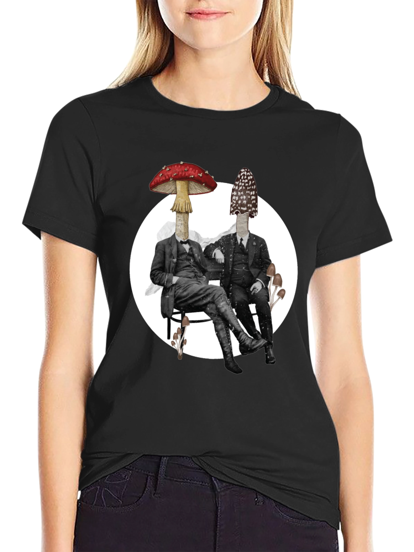 Mushroom Gentleman Graphic Tee