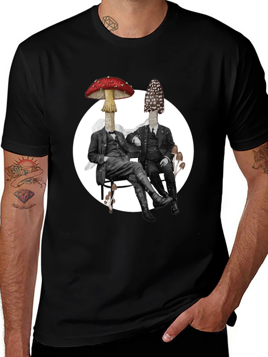 Mushroom Gentleman Graphic Tee