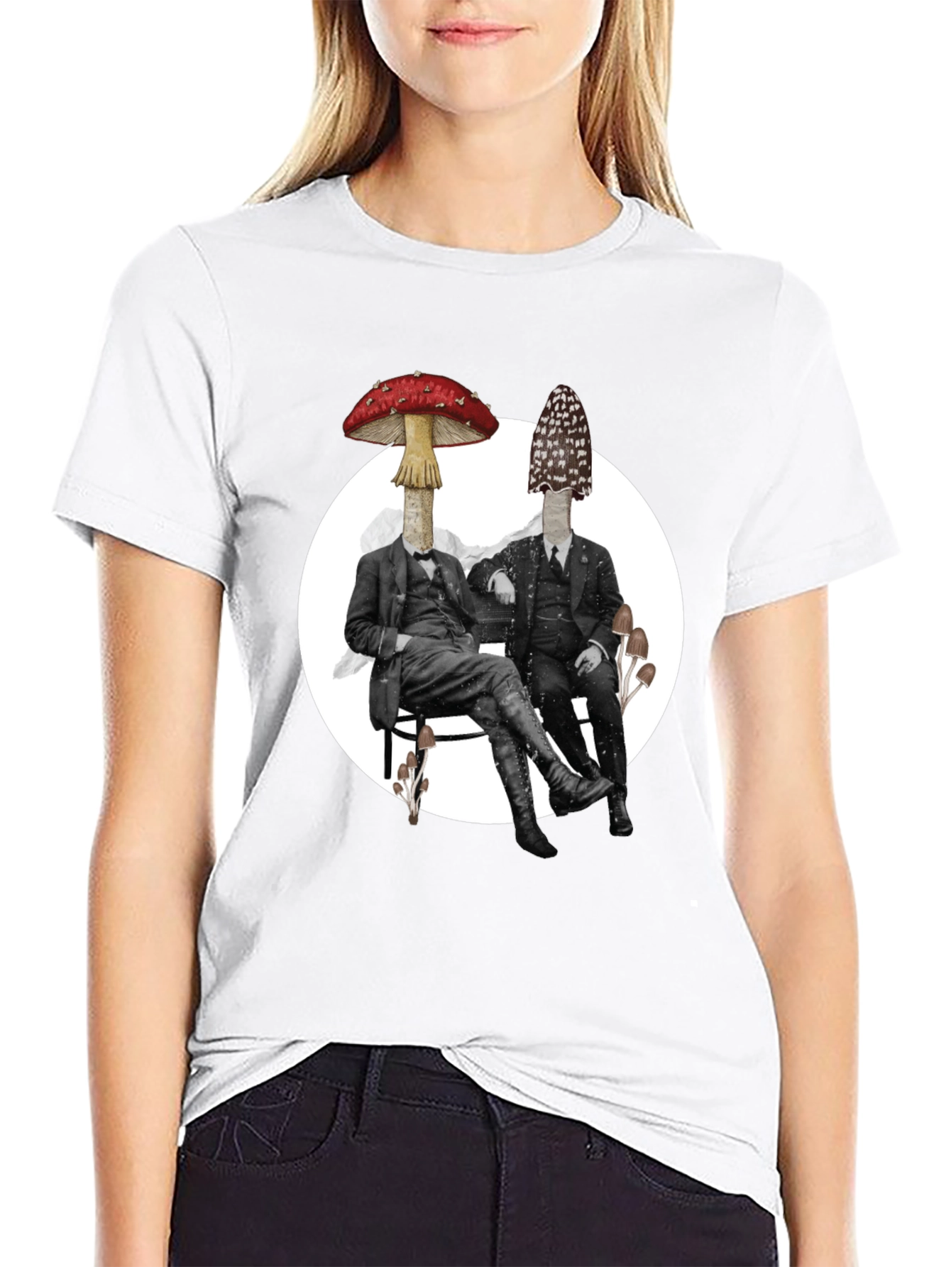 Mushroom Gentleman Graphic Tee