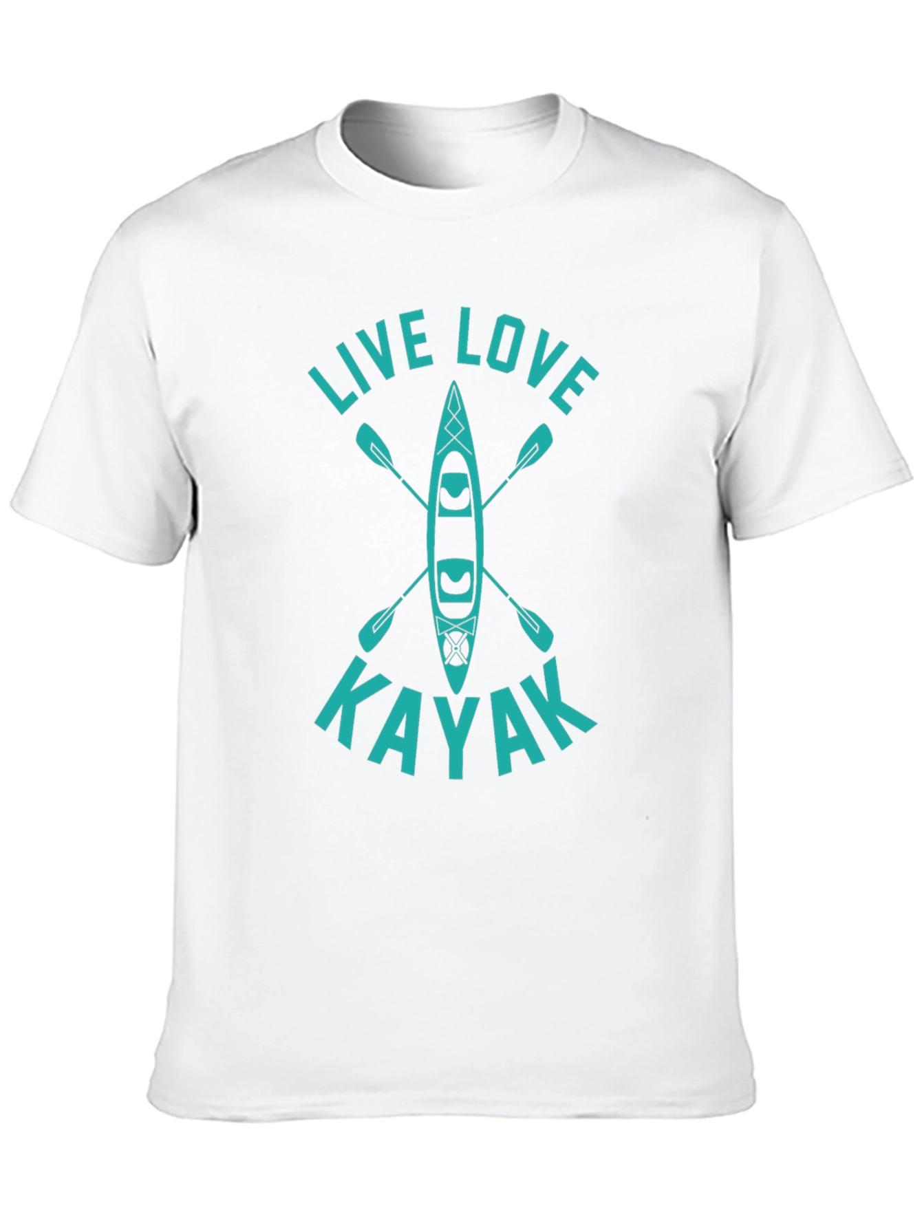 Live Love Kayak Graphic T-Shirt