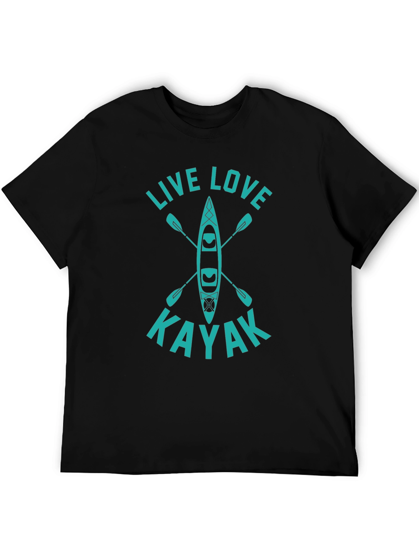 Live Love Kayak Graphic T-Shirt