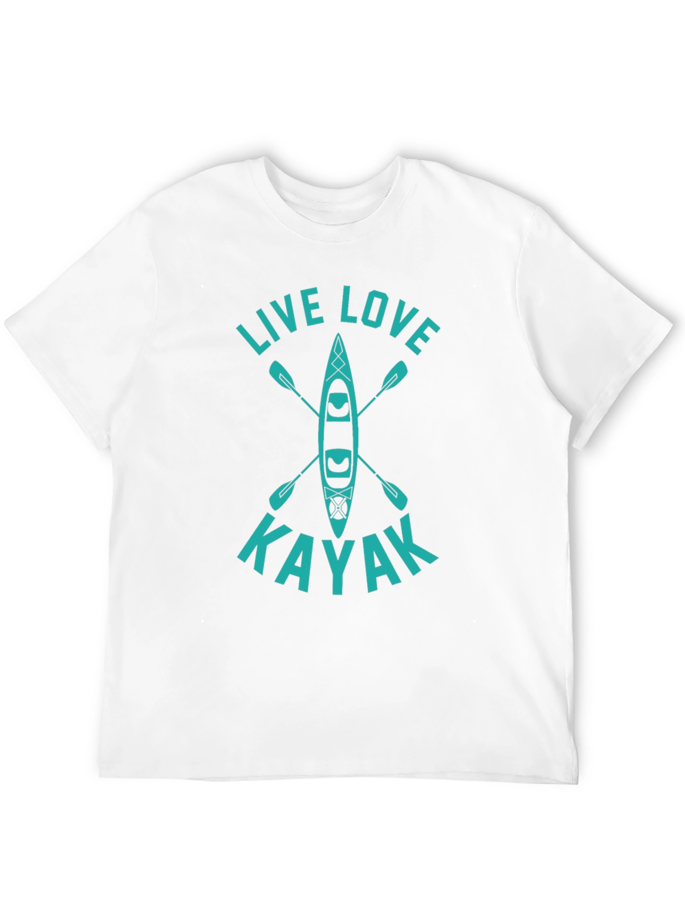 Live Love Kayak Graphic T-Shirt