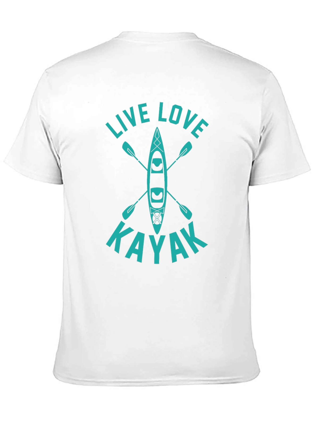 Live Love Kayak Graphic T-Shirt