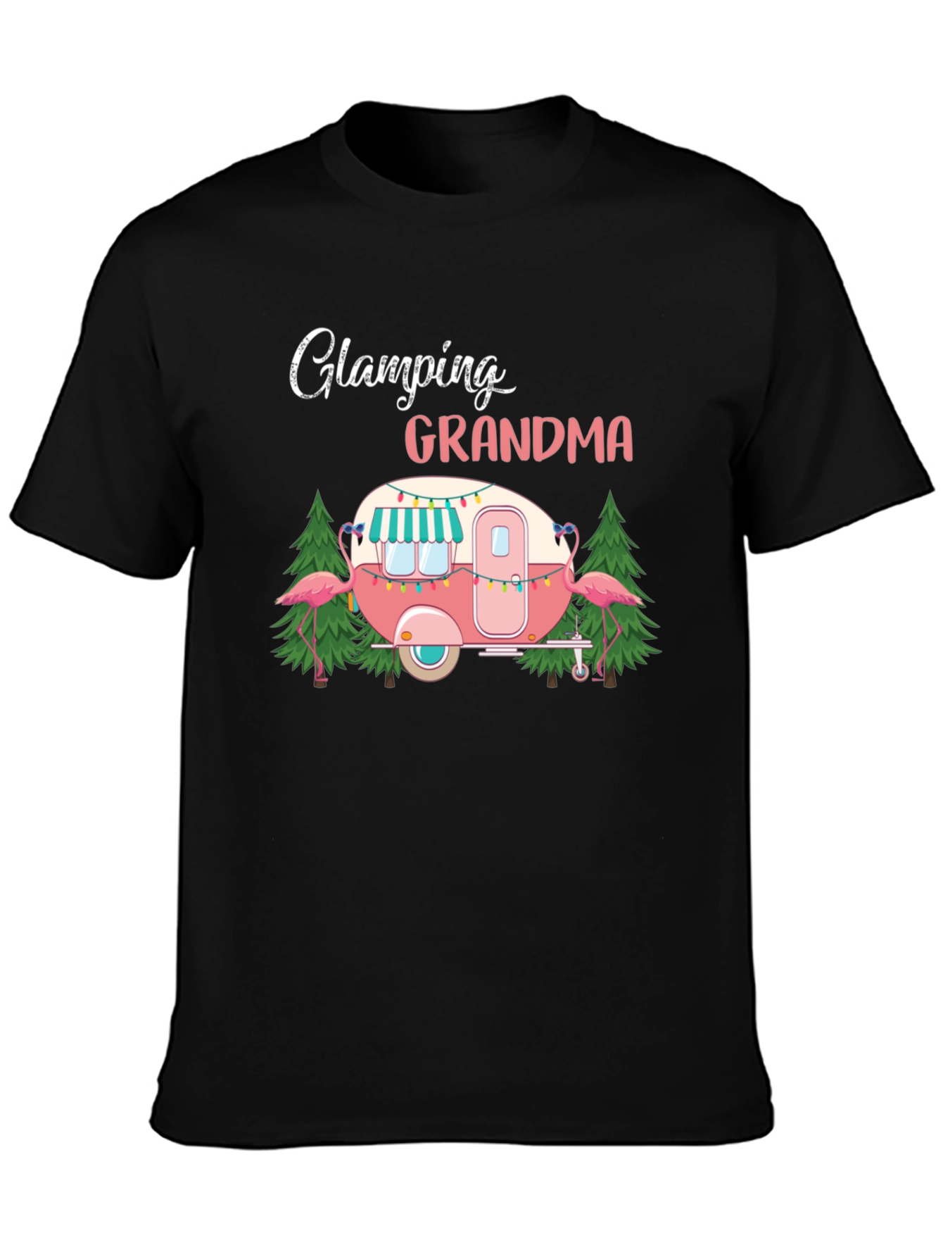 Glamping Grandma T-Shirt - Cute Camper Design