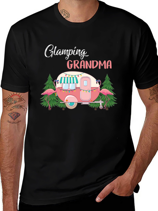 Glamping Grandma T-Shirt - Cute Camper Design