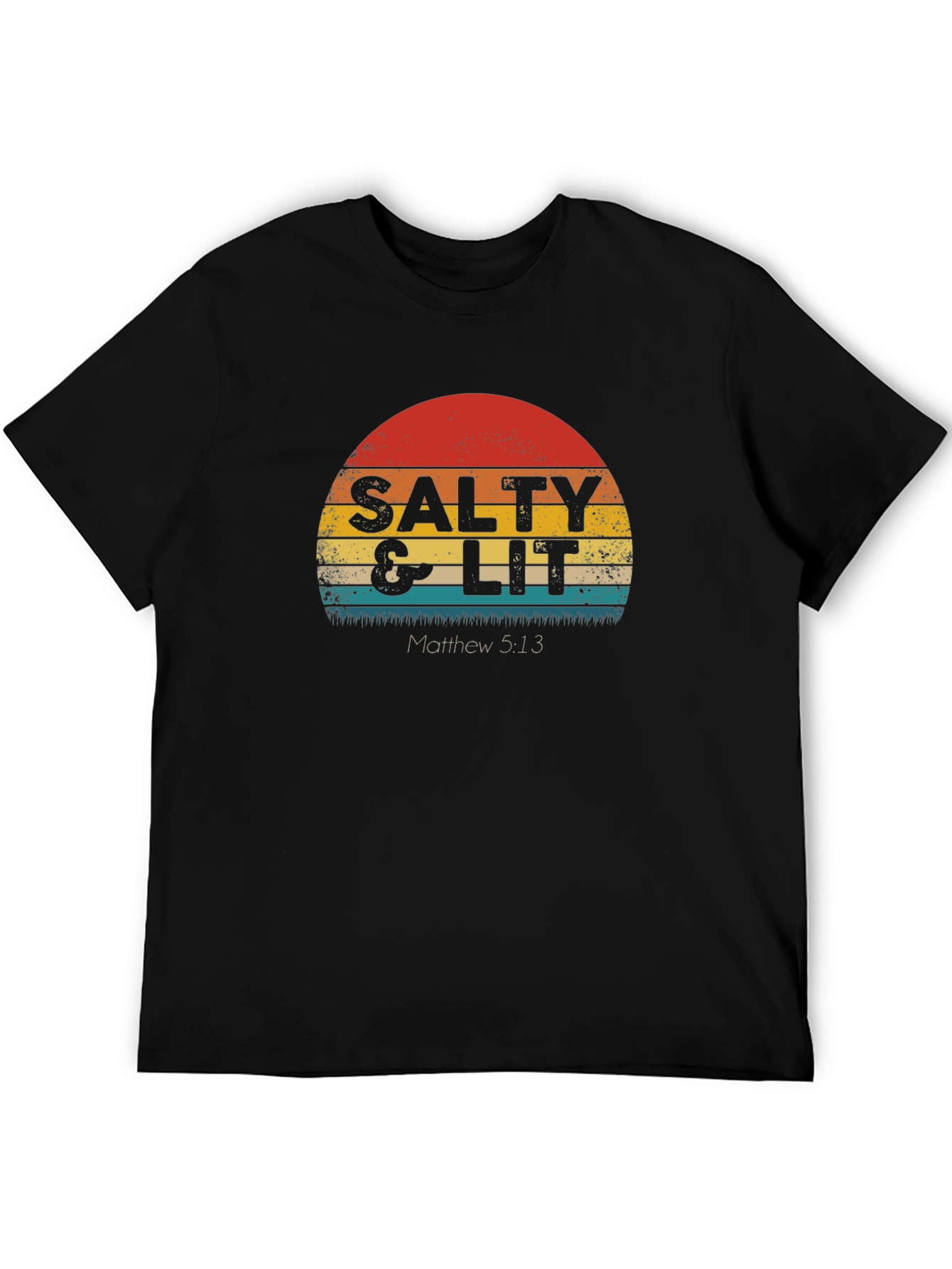 Salty & Lit Graphic T-Shirt - Trendy Religious Apparel