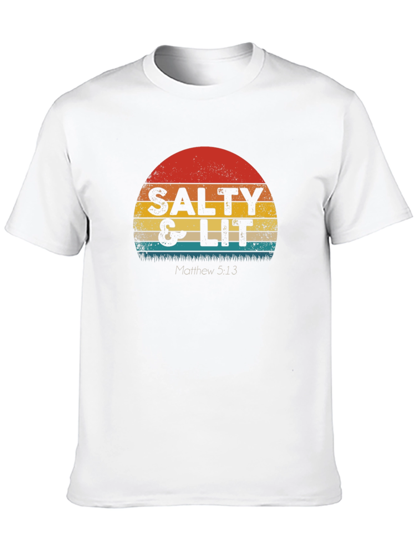 Salty & Lit Graphic T-Shirt - Trendy Religious Apparel