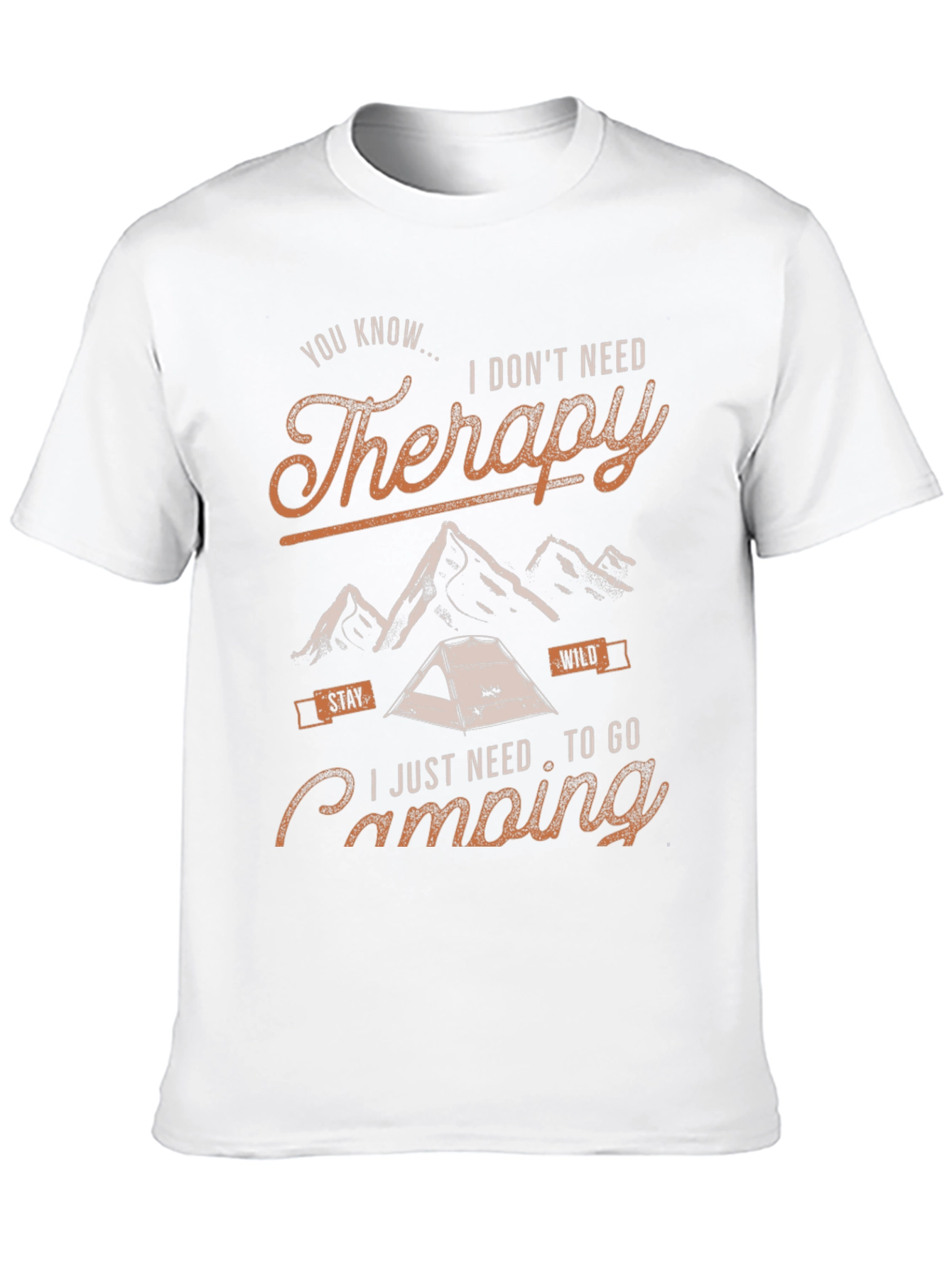 Camping Therapy T-Shirt: Stay Wild