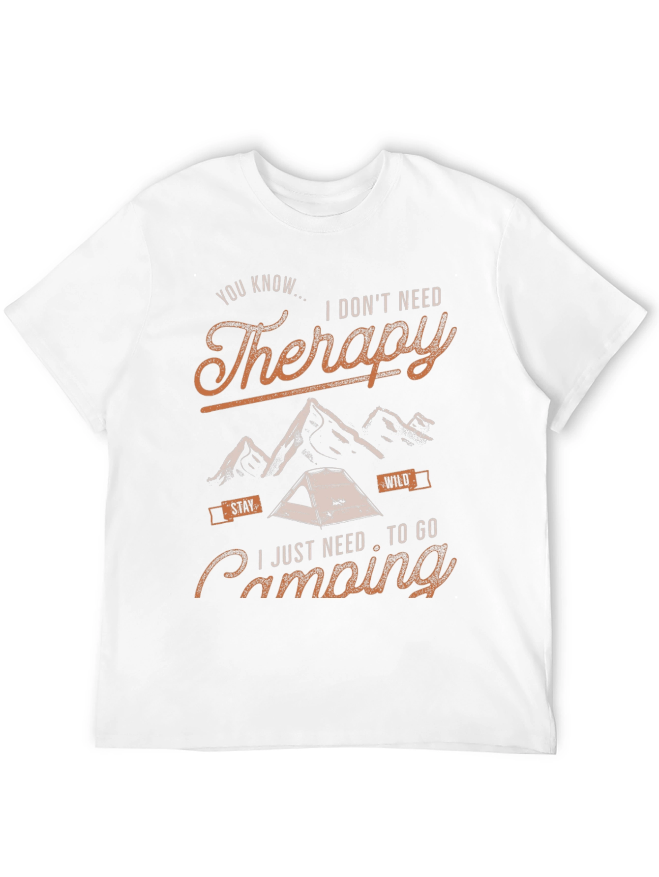 Camping Therapy T-Shirt: Stay Wild