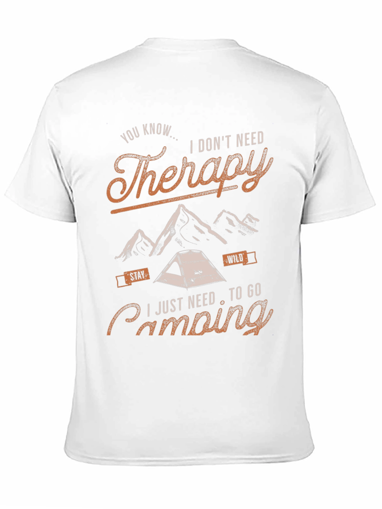 Camping Therapy T-Shirt: Stay Wild