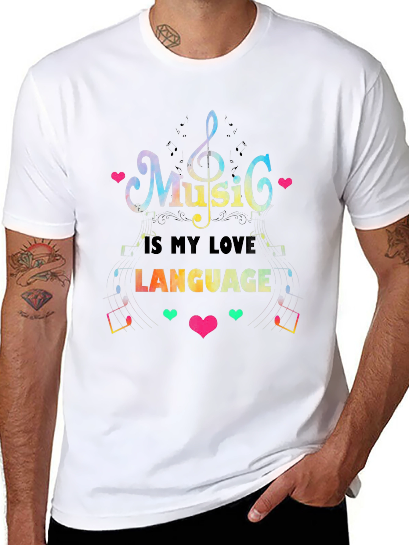 Music is my Love Language T-Shirt