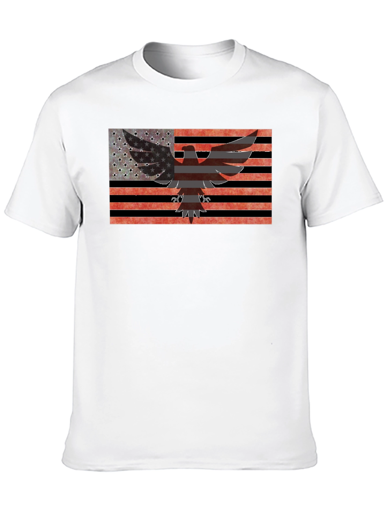 Eagle USA Flag Graphic Tee - Patriotic Apparel