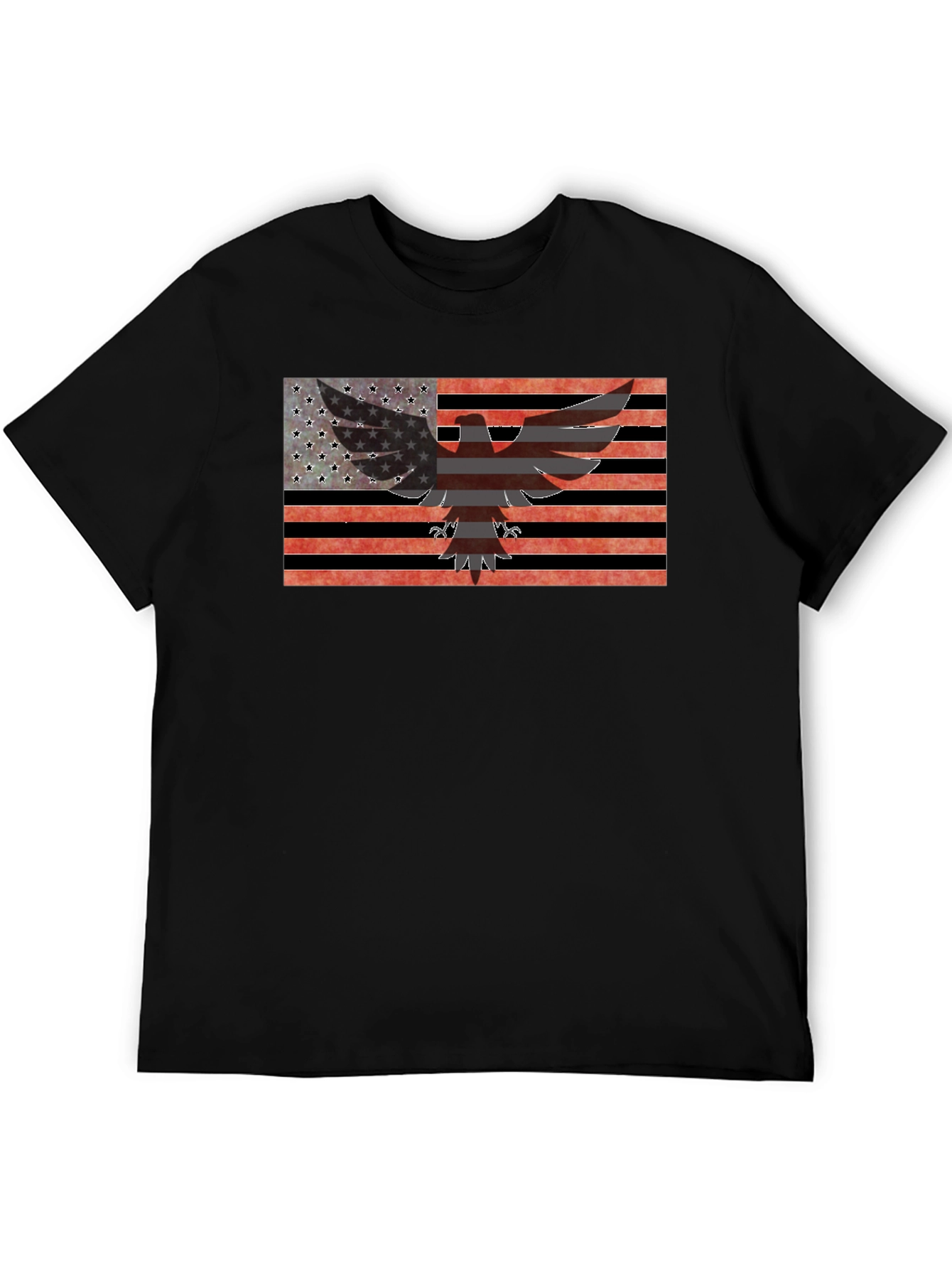 Eagle USA Flag Graphic Tee - Patriotic Apparel