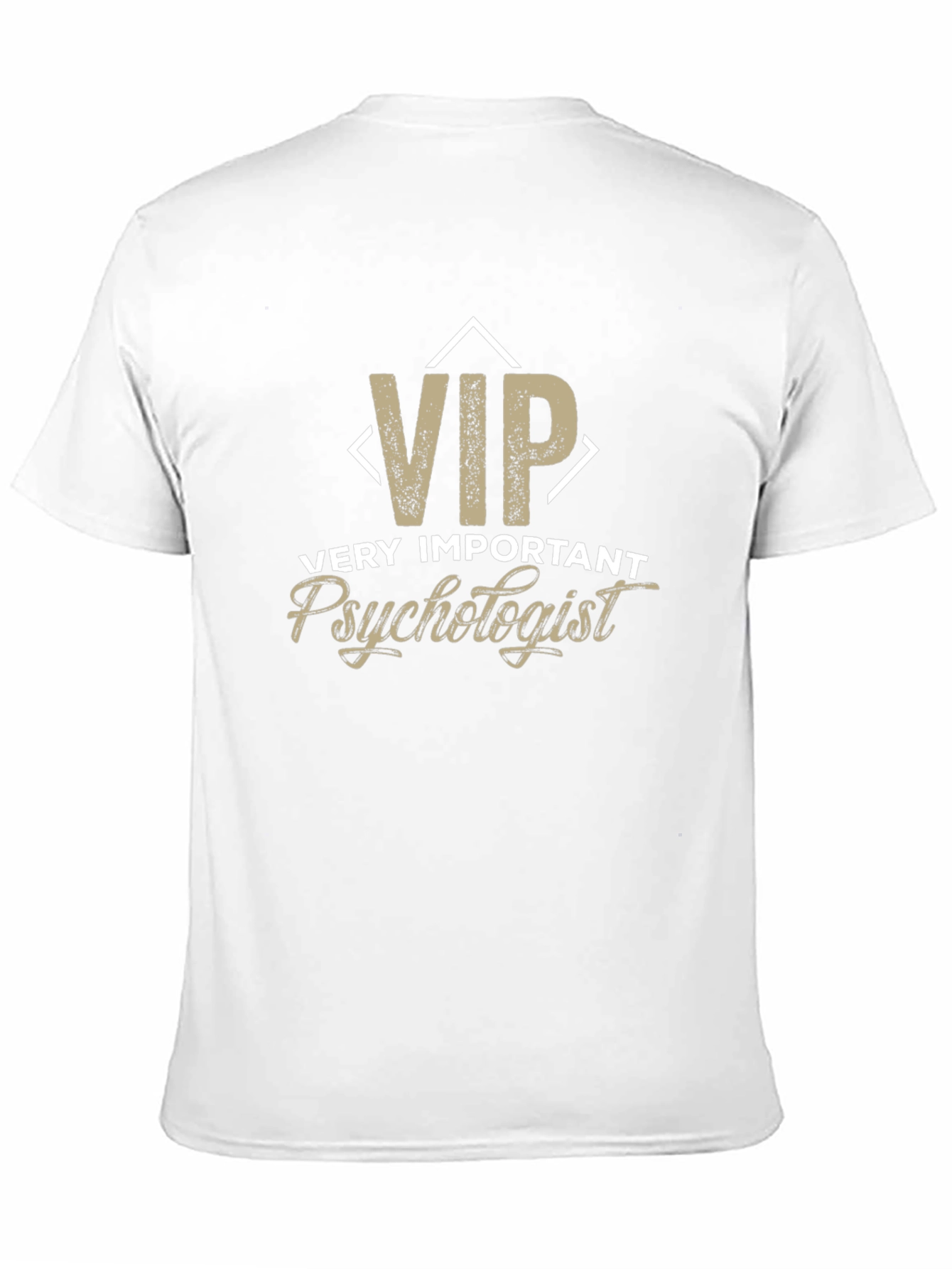 VIP Very Important Psychologist Black T-Shirt