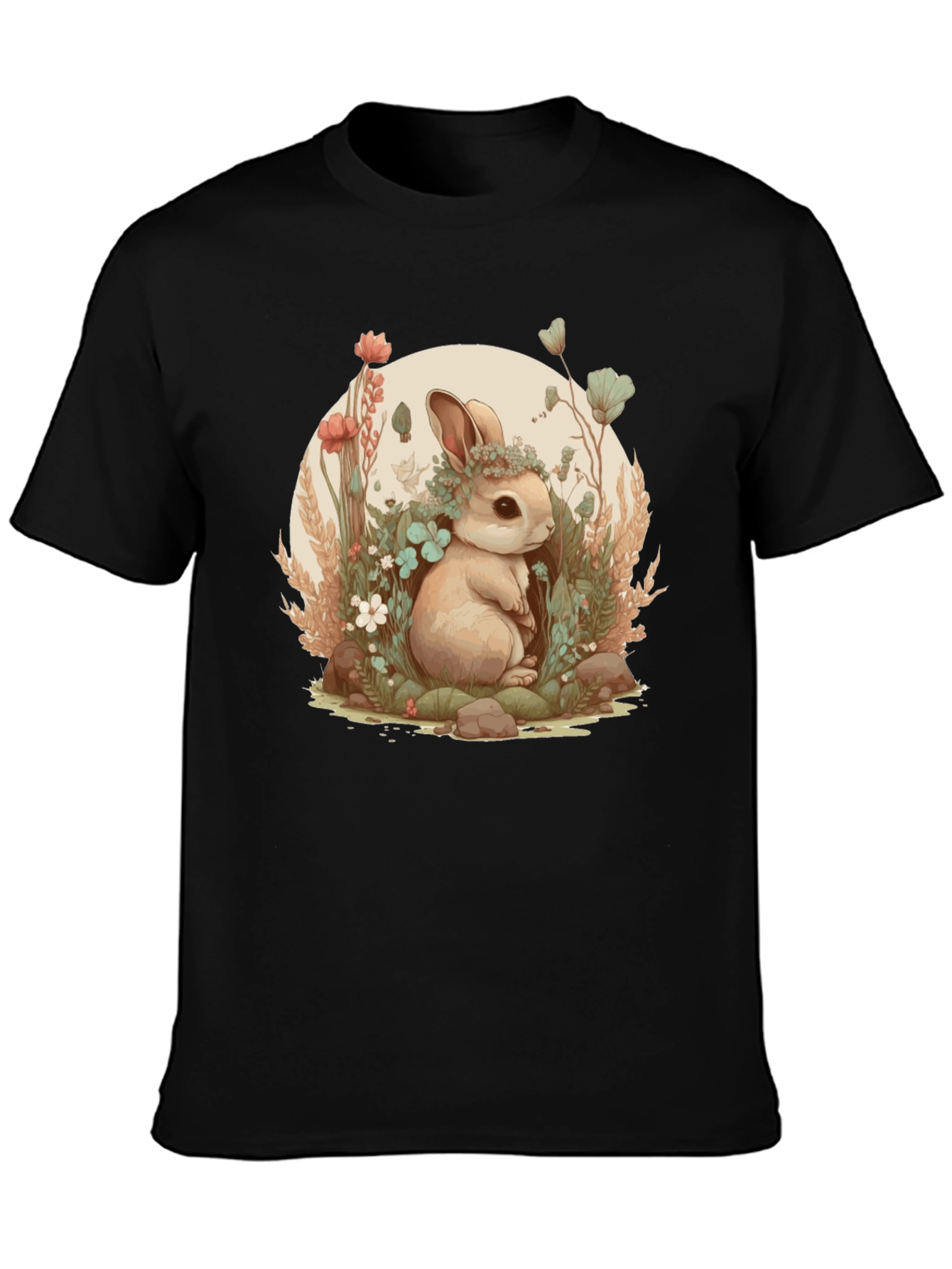Floral Bunny Graphic Tee