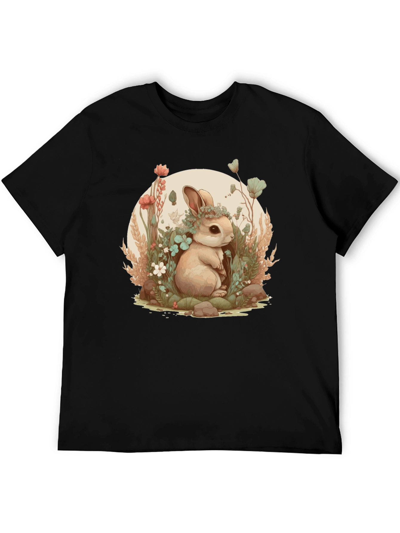 Floral Bunny Graphic Tee