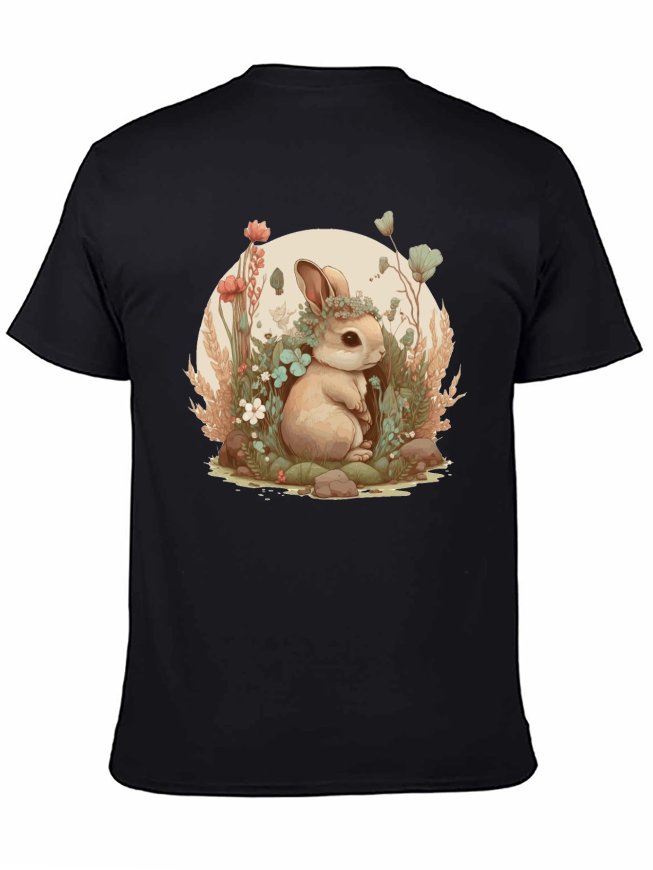 Floral Bunny Graphic Tee