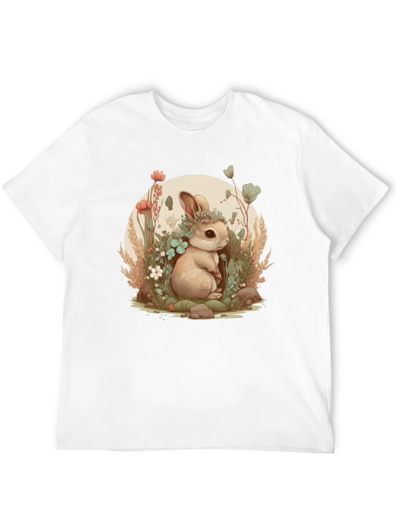 Floral Bunny Graphic Tee