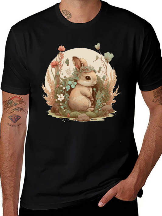 Floral Bunny Graphic Tee