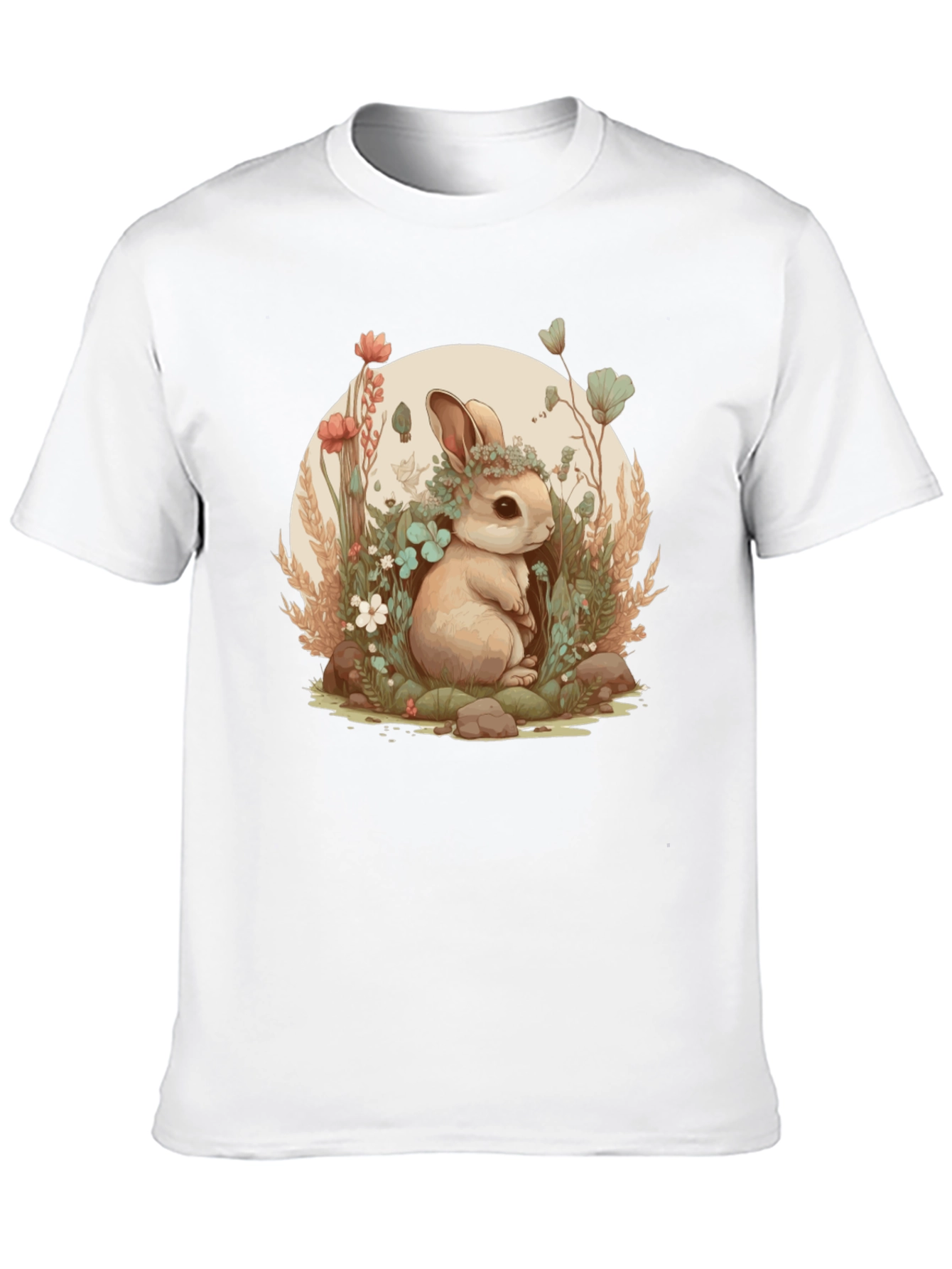 Floral Bunny Graphic Tee