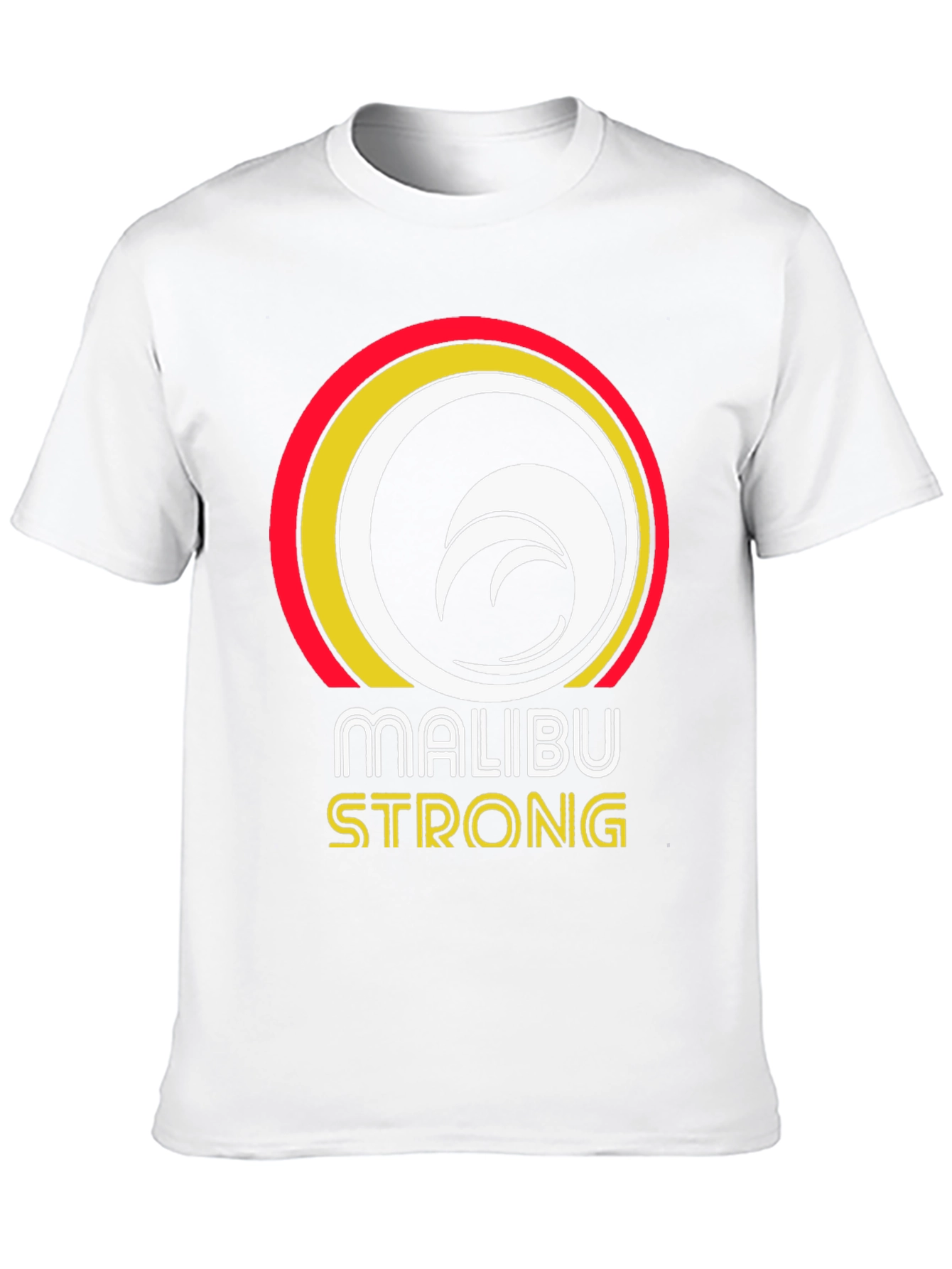 Malibu Strong Graphic Tee - Beach Vibe
